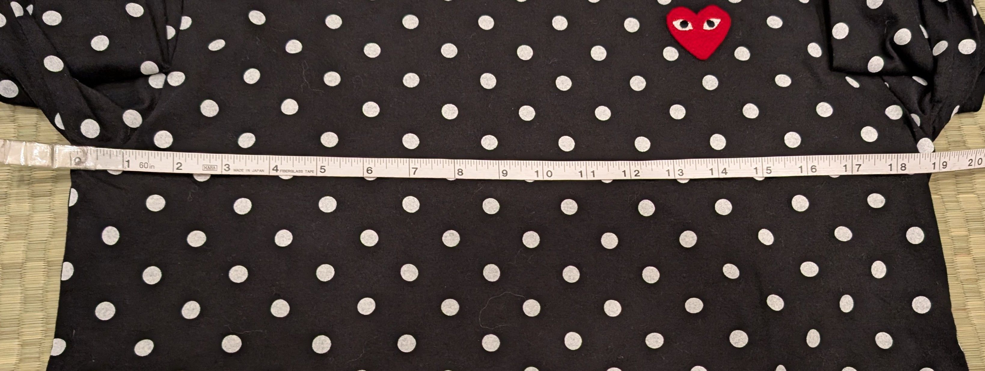 Comme des Garcons PLAY Comme Des Garcons PLAY Polka Dot Long Sleeve Jersey Shirt Size L / US 10 / IT 46 - 7 Thumbnail