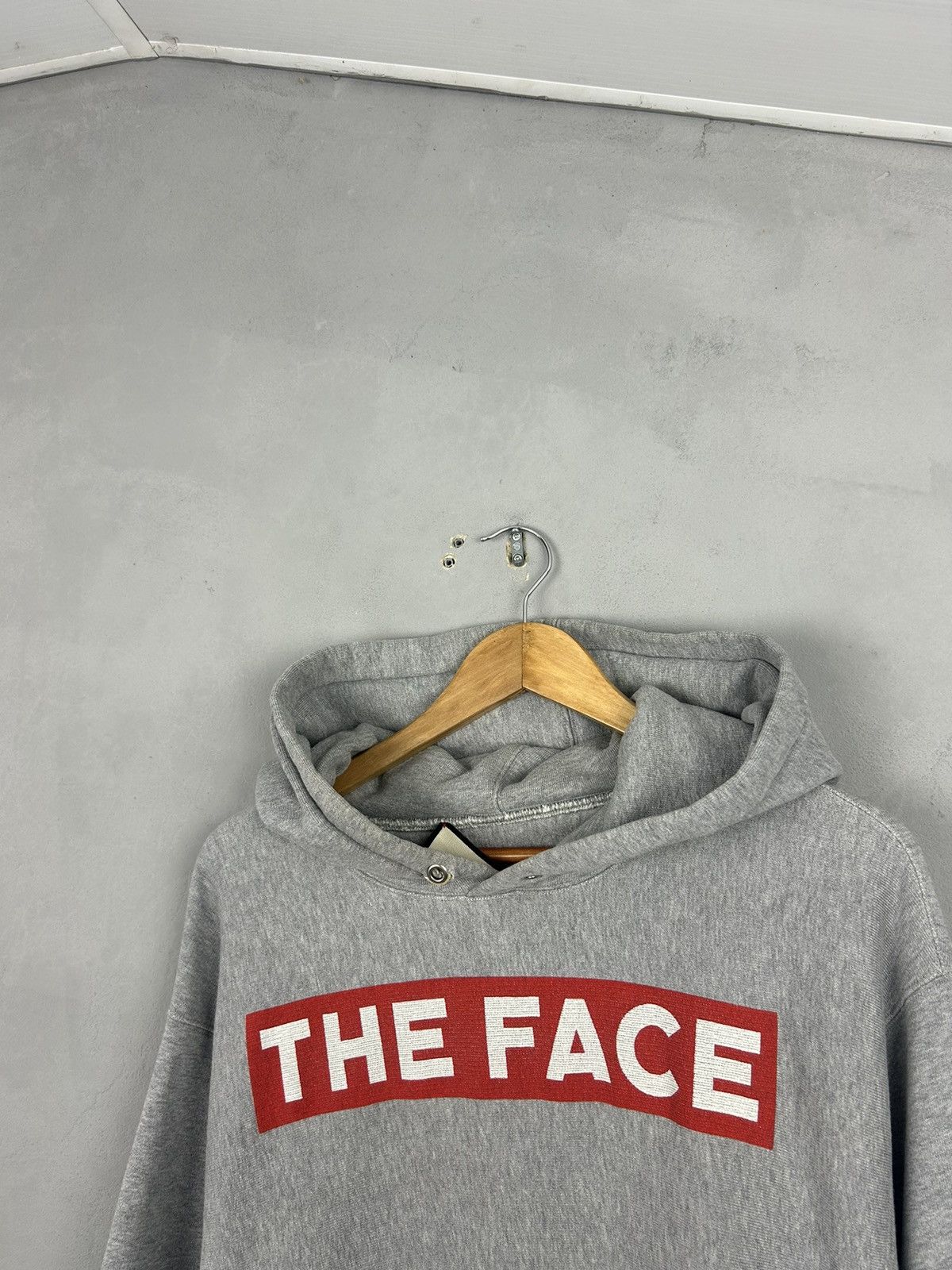 Gucci Gucci “The Face” Grey Hoodie – Box Logo Style – Size M Size US M / EU 48-50 / 2 - 4 Thumbnail