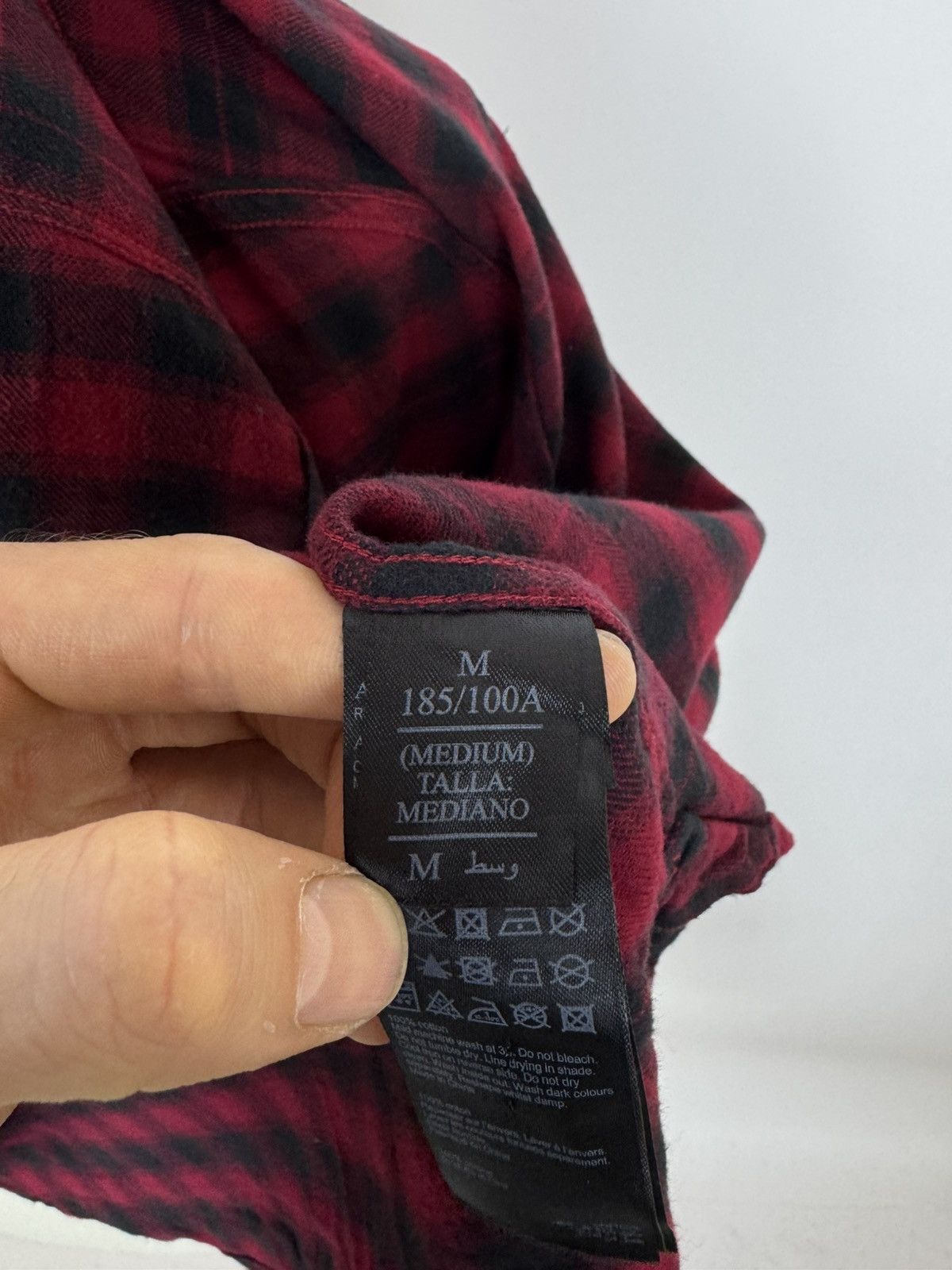 Allsaints Allsaints Chetco LS Plaid flannel shirt Checkered size M Size US M / EU 48-50 / 2 - 10 Thumbnail