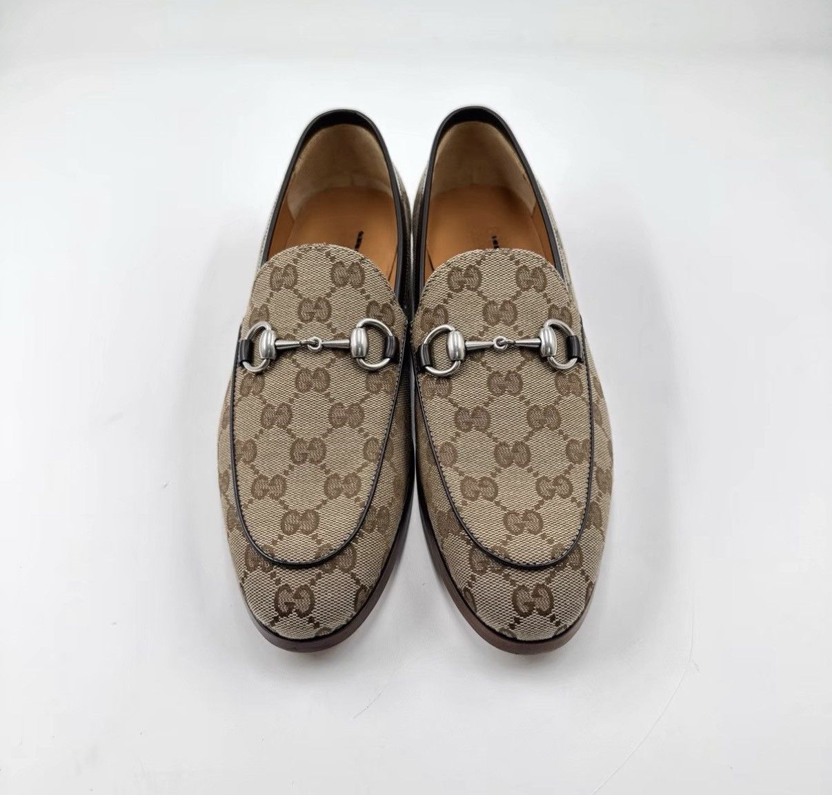 Gucci Gucci/Round-Toe All-Over GG Monogram Loafers K12 Size US 9 / IT 39 - 2 Thumbnail