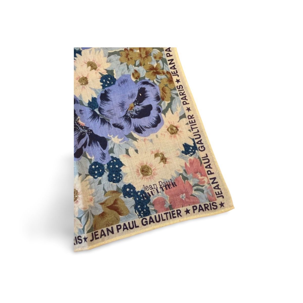Jean Paul Gaultier Vintage Jean Paul Gaultier Silk Flowers Handkerchief Size ONE SIZE - 3 Thumbnail