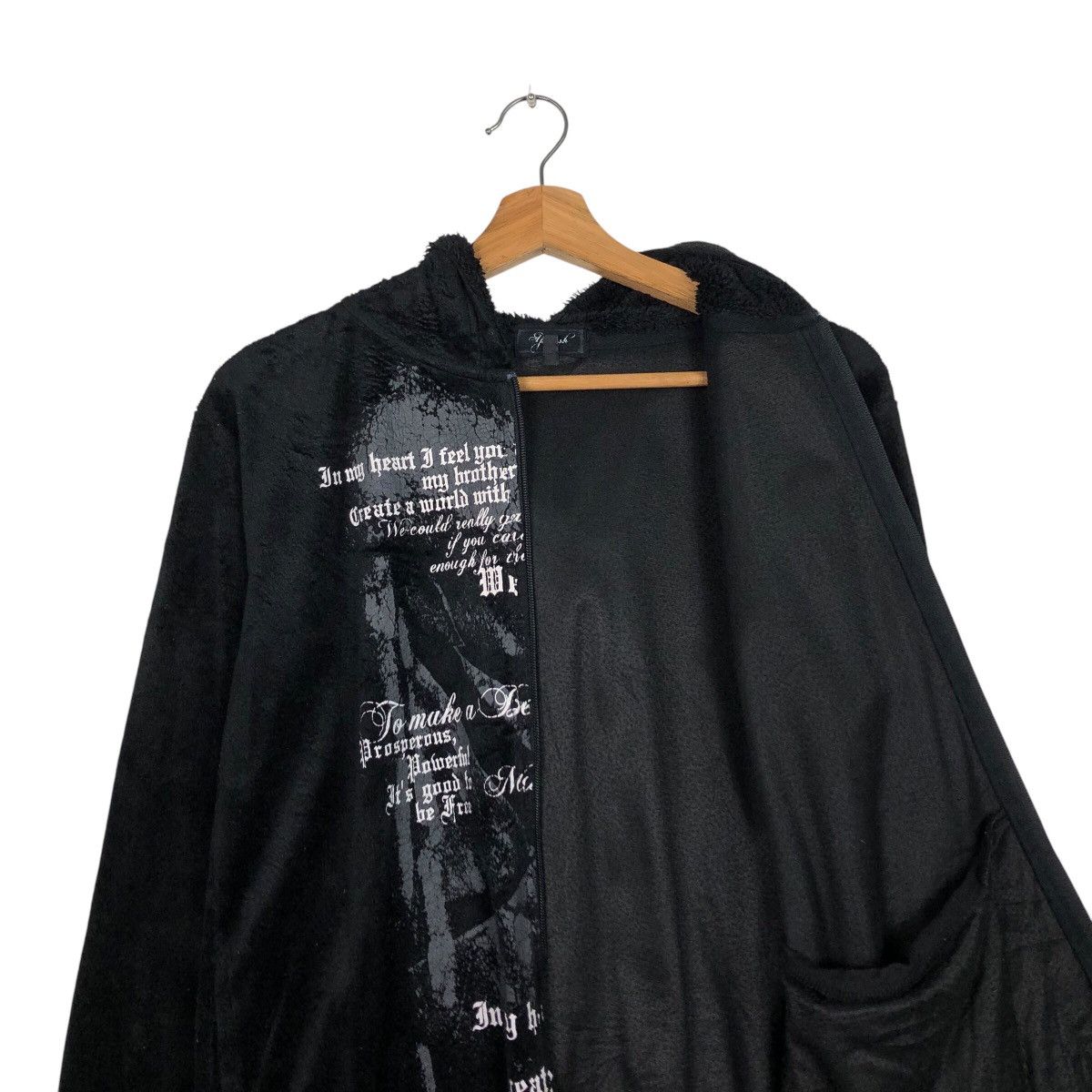 Hysteric Glamour 📌Rich Black Hoodie Zipper Jacket Spinash Punk Design Size US L / EU 52-54 / 3 - 15 Thumbnail
