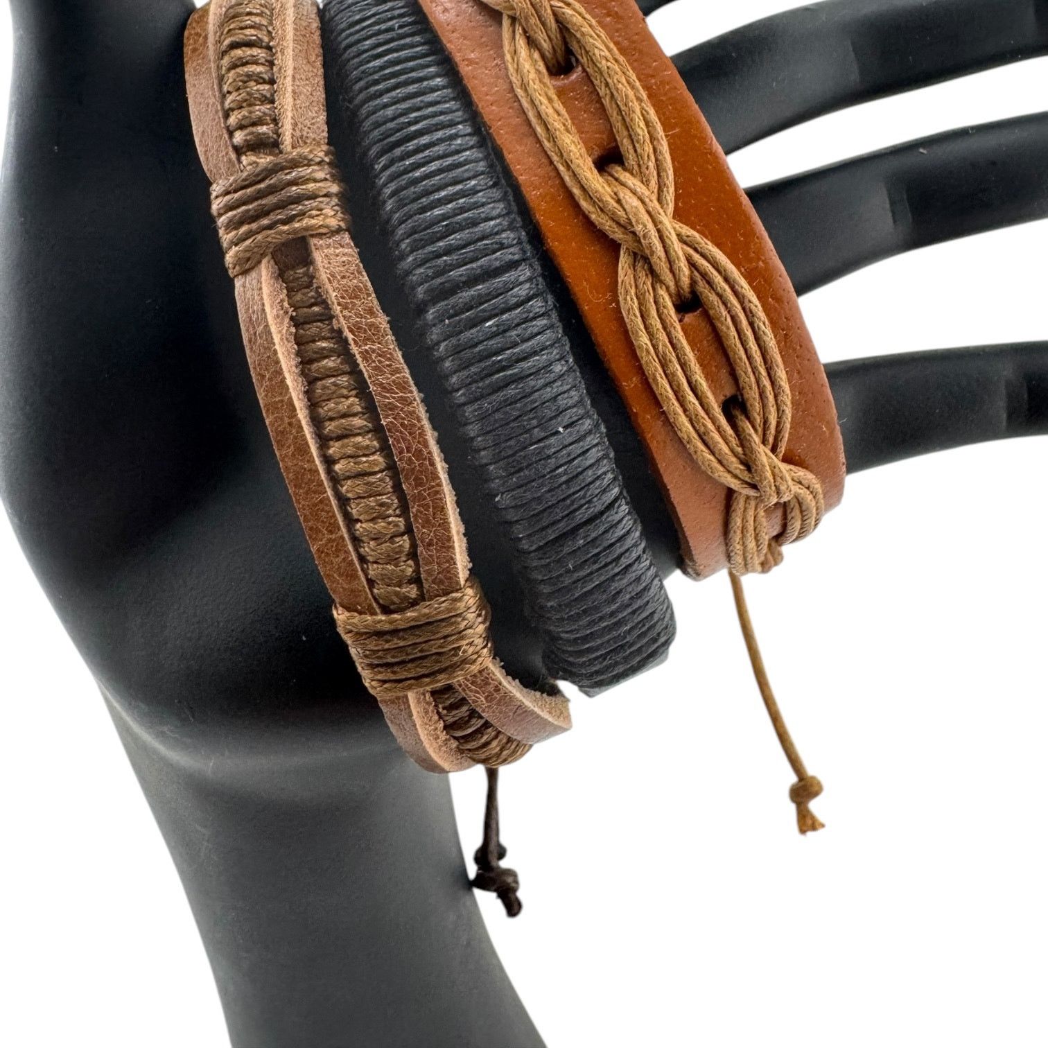 Other Trinity of Rebellion: Braided Cuff Trio for Unisex Edge Size ONE SIZE - 1 Thumbnail