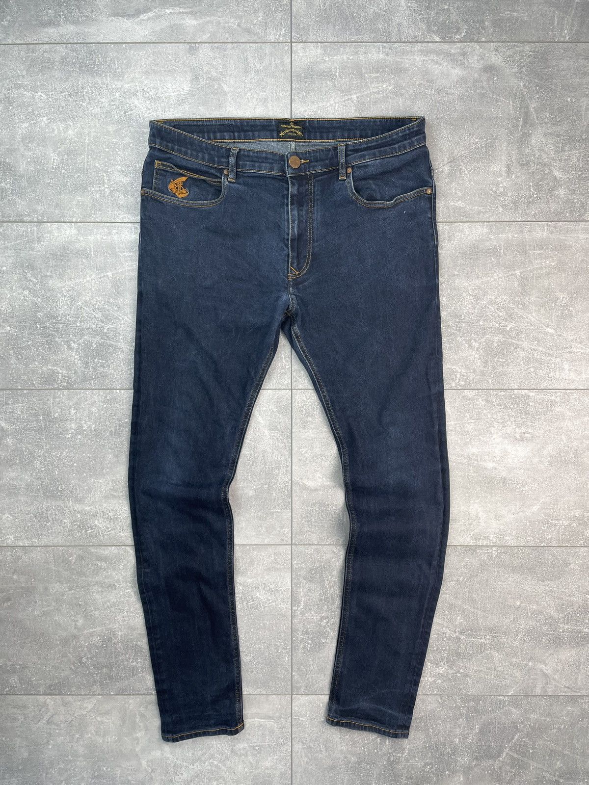 Vivienne Westwood Vivienne Westwood Skinny Denim Jeans Big Logo Size US 36 / EU 52 - 2 Thumbnail