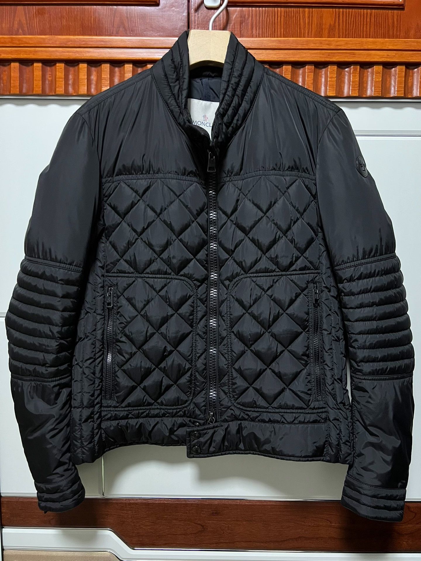 Moncler Moncler Men's Motorcycle Down Jacket Size US L / EU 52-54 / 3 - 1 Thumbnail