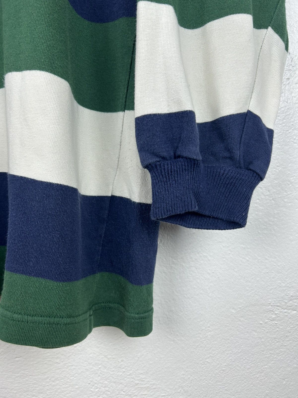 Vintage 90s Vintage Cambridge University Striped Collared Rugby Size US XL / EU 56 / 4 - 5 Thumbnail