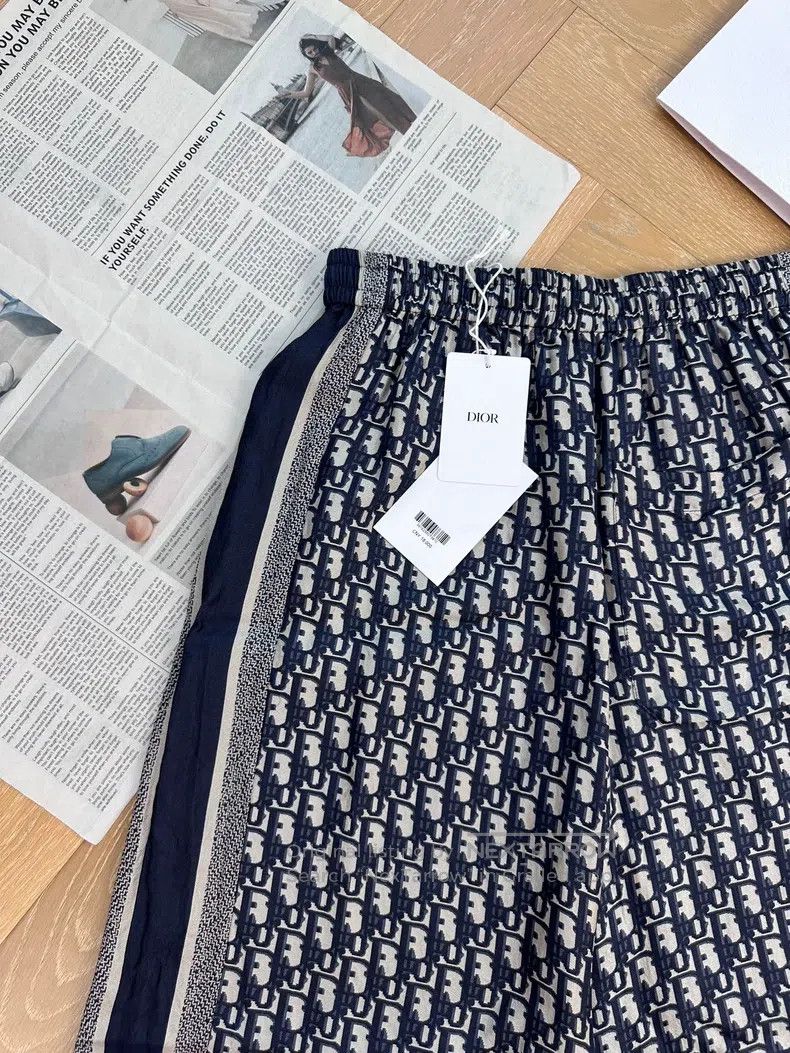 Dior Dior Printed mid-waist elastic straight casual pants Size 42" / US 20 - 6 Thumbnail