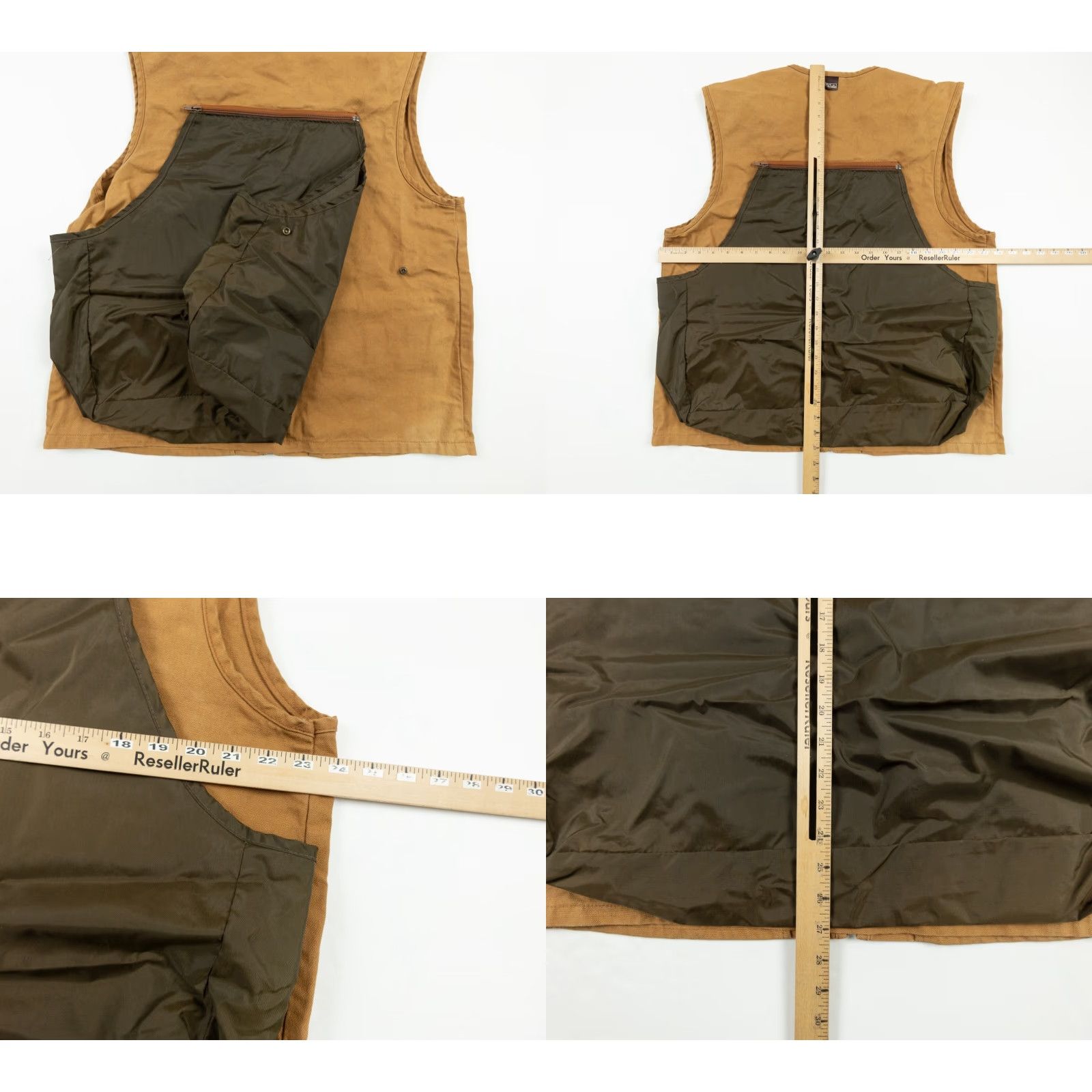 Walls VINTAGE Walls Utility Vest Mens Large Tan Full Zip Jacket Outdoor Ambulatory Marks 90s/Outdoor Wear Mens L Brown Short Description not needed Size US L / EU 52-54 / 3 - 8 Thumbnail