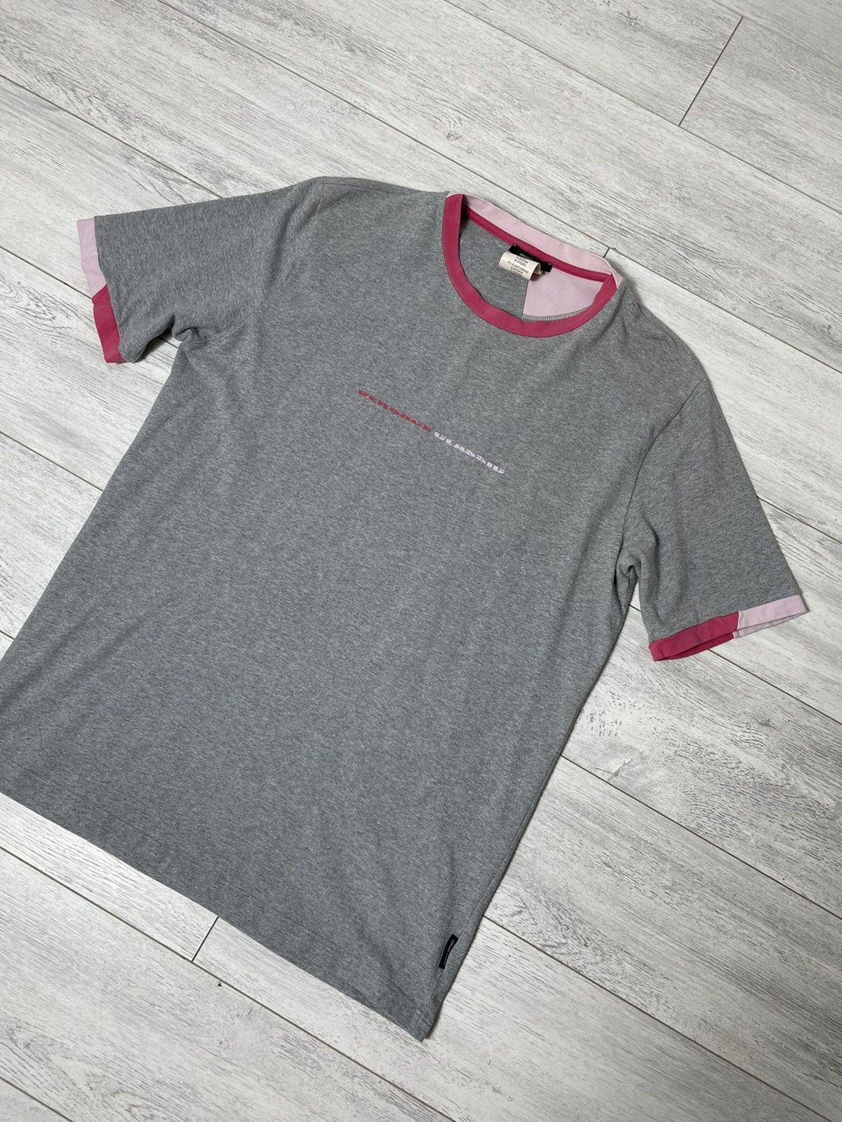 Versace × Versace Jeans Couture Versace Classic Logo T-shirt vtg Y2K Size US L / EU 52-54 / 3 - 2 Thumbnail