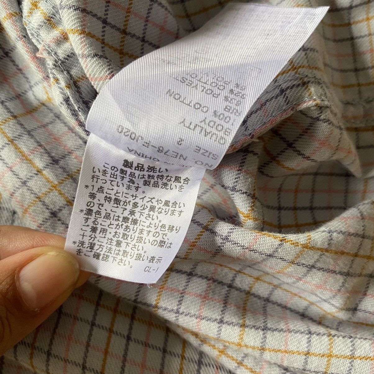 Ne-Net Né-net Checkered Long Sleeve Shirt with Bear Embroidery Size US M / EU 48-50 / 2 - 12 Thumbnail