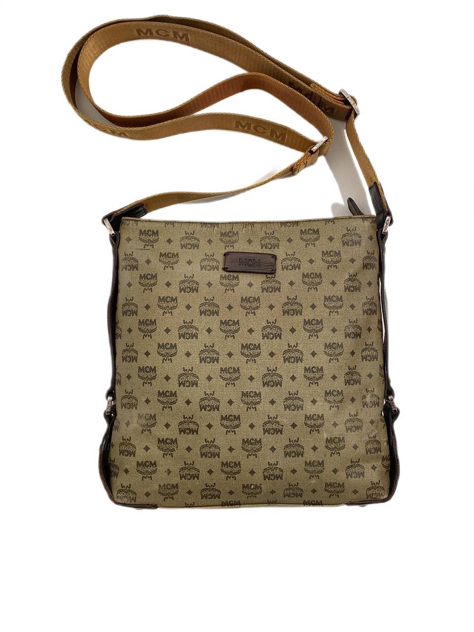 MCM MCM Logo Visetos Monogram Leather Cross Shoulder Bag Vintage Size ONE SIZE - 1 Thumbnail