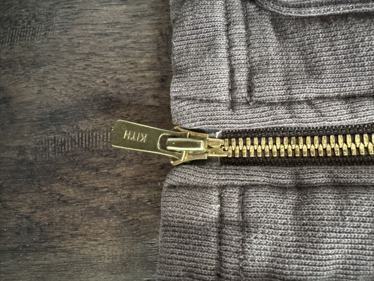 Kith Kith Men’s Full Zip Cargo Hoodie (Espresso/Grey) Size US XS / EU 42 / 0 - 5 Thumbnail