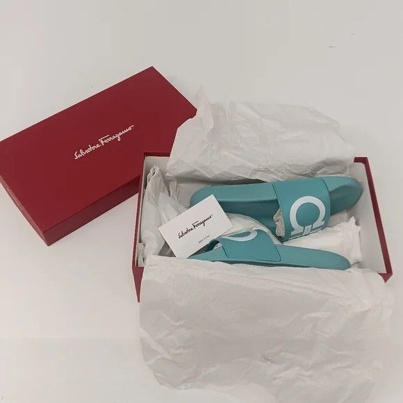 Salvatore Ferragamo Salvatore Ferragamo Groovy Dual Gancini Slides - Size 6 Size US 6 / IT 36 - 10 Thumbnail