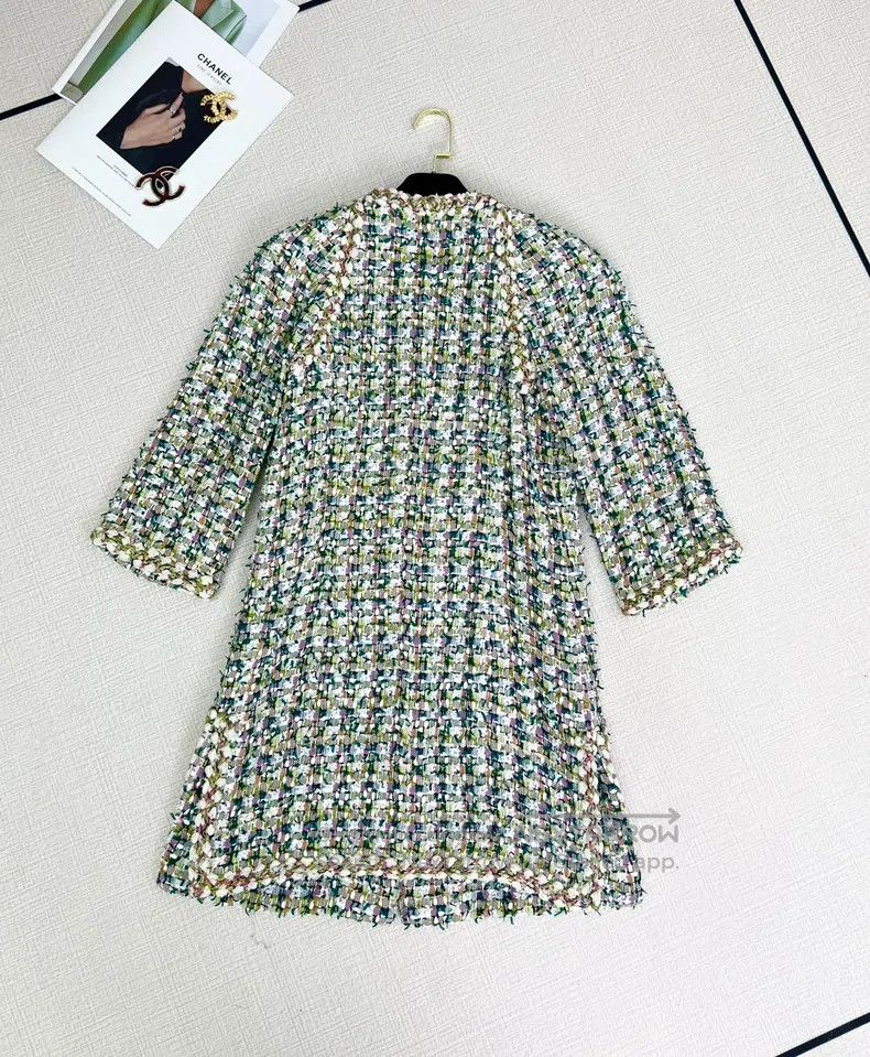 Chanel Chanel Show-style Greek series tweed dress jacket Size XS / US 0-2 / IT 36-38 - 3 Thumbnail