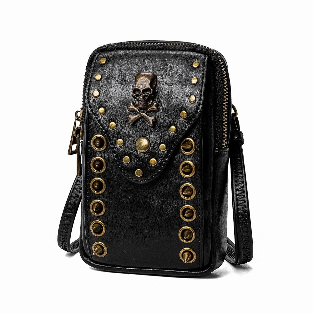 Japanese Brand Skull gothic sling bag Size ONE SIZE - 4 Thumbnail