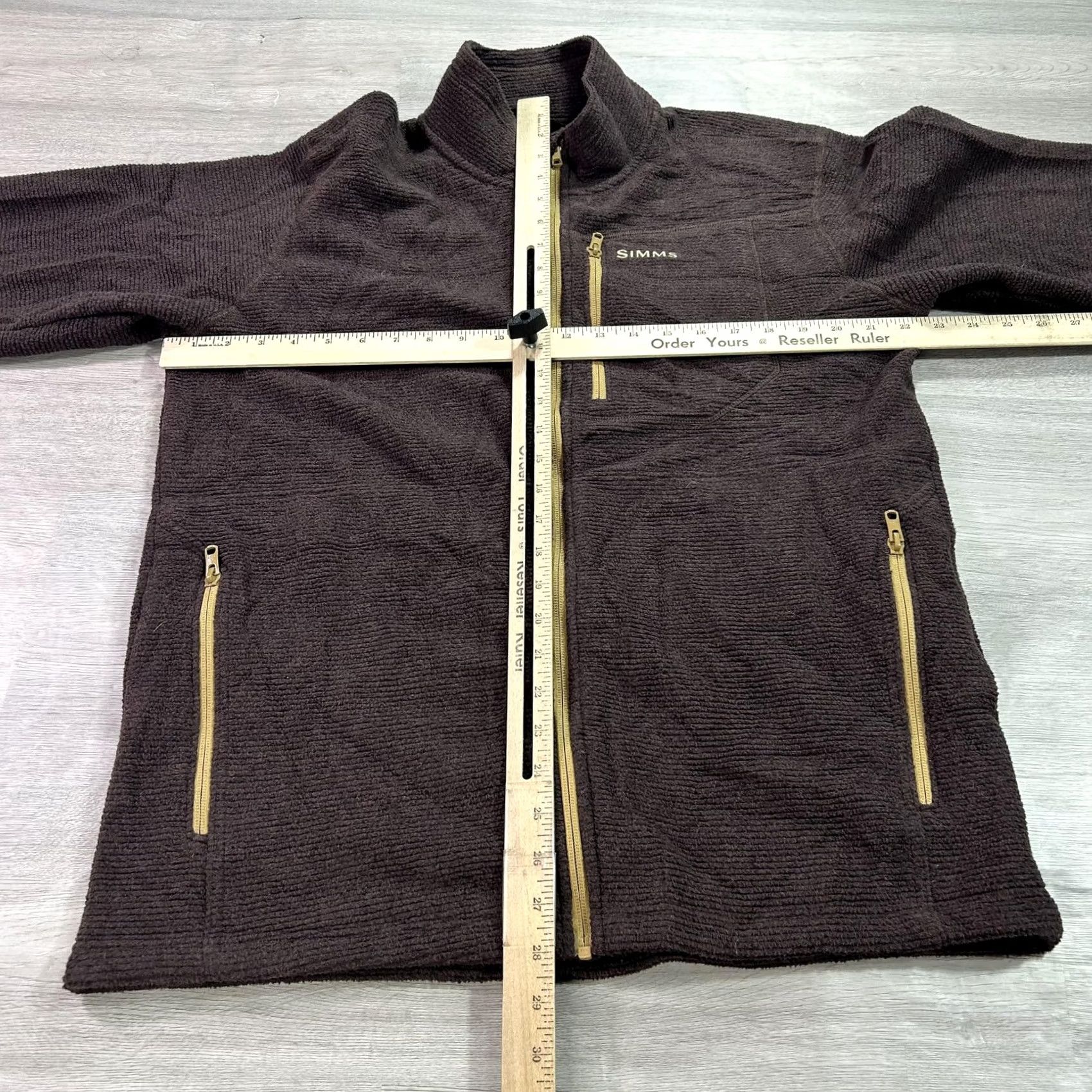 Vintage Simms Jacket Mens L Brown Fleece Full Zip Pockets Outdoor Hiking Warm Size US L / EU 52-54 / 3 - 5 Thumbnail