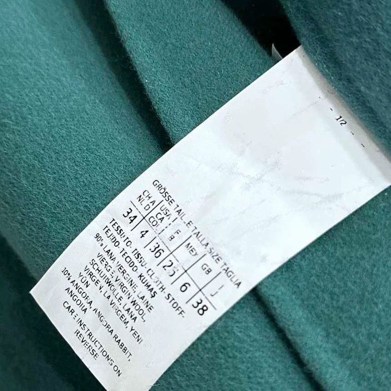 Max Mara Max Mara Lake Green Wool Coat Size M / US 6-8 / IT 42-44 - 5 Thumbnail