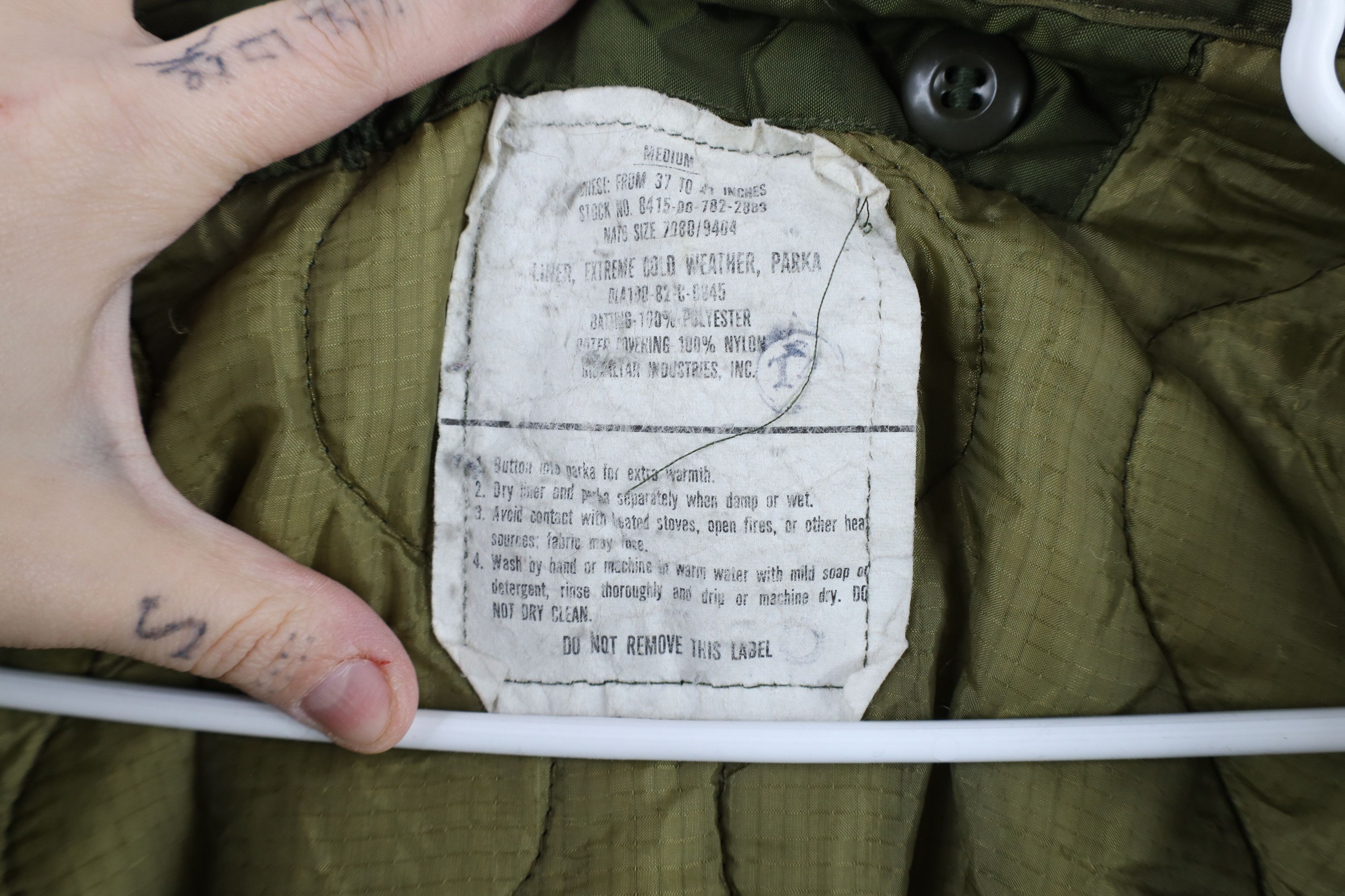 Vintage Vintage 70s Vietnam War Weather Parka Jacket w Liner USA Size US M / EU 48-50 / 2 - 10 Thumbnail