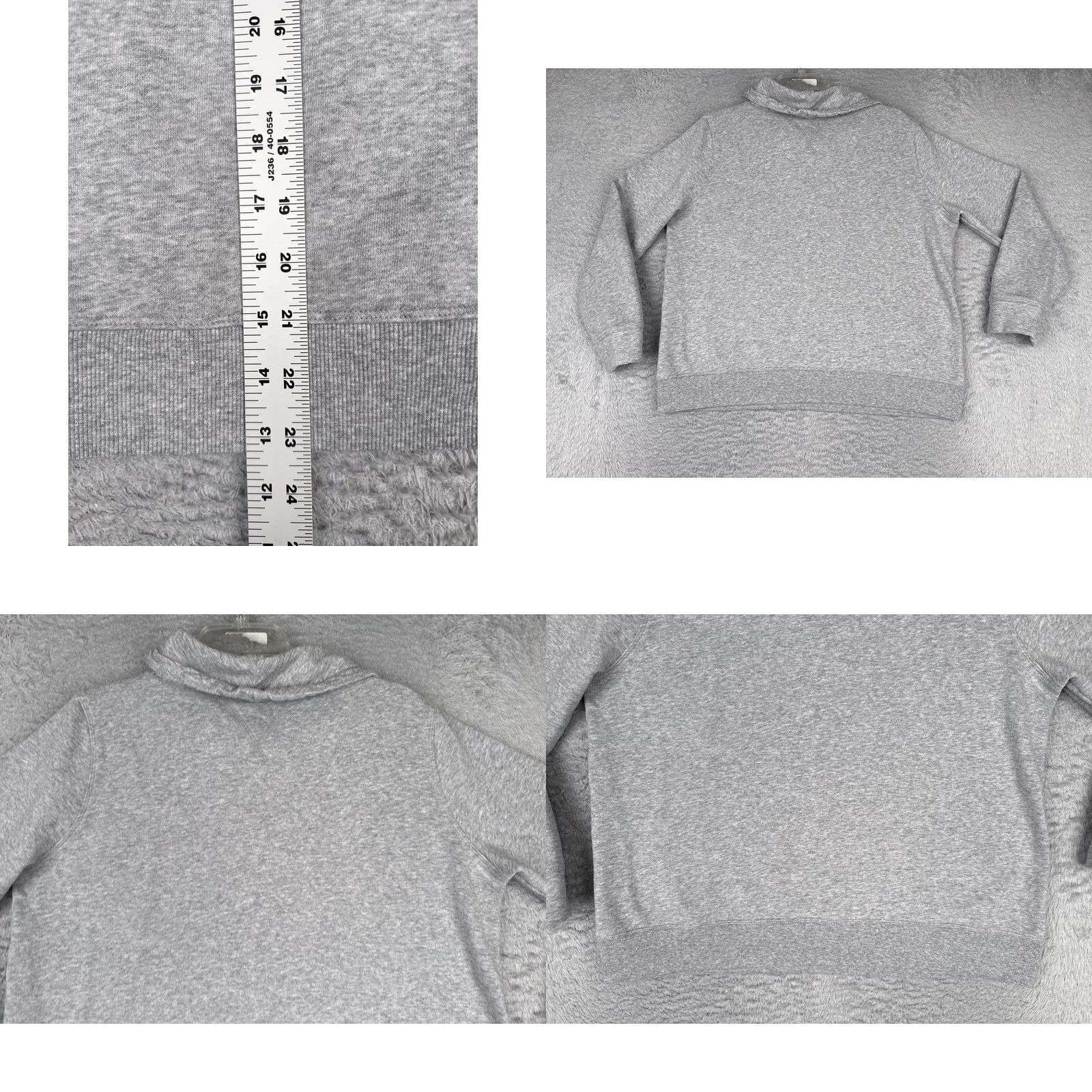 Tommy Hilfiger Tommy Hilfiger Sport Sweater Womens L Gray Cowl Neck Jersey Pullover Top Size L / US 10 / IT 46 - 9 Thumbnail