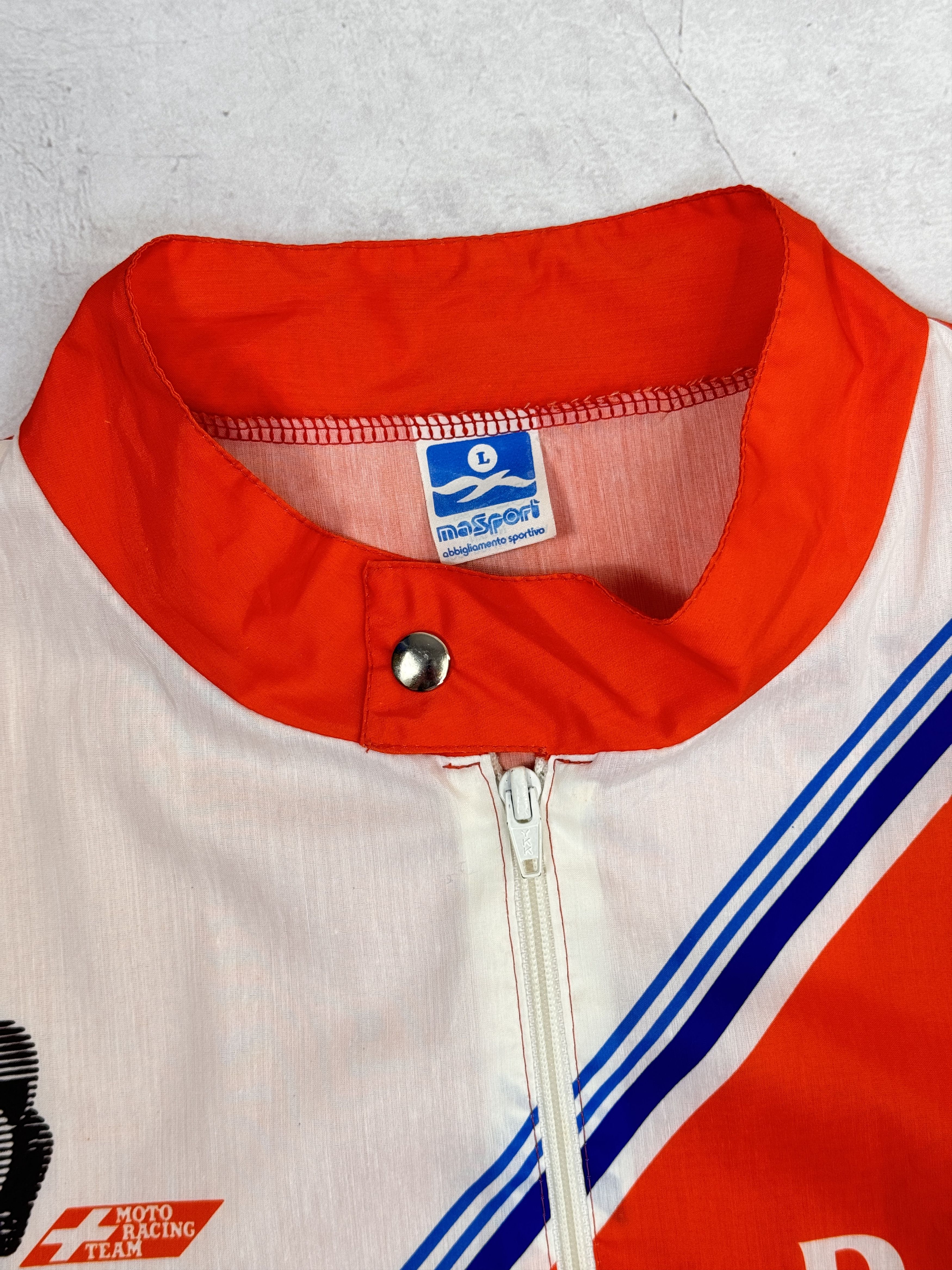 Vintage Vintage Parisienne Elf Worldchampion Jacket Swiss Moto Team Size US L / EU 52-54 / 3 - 10 Thumbnail