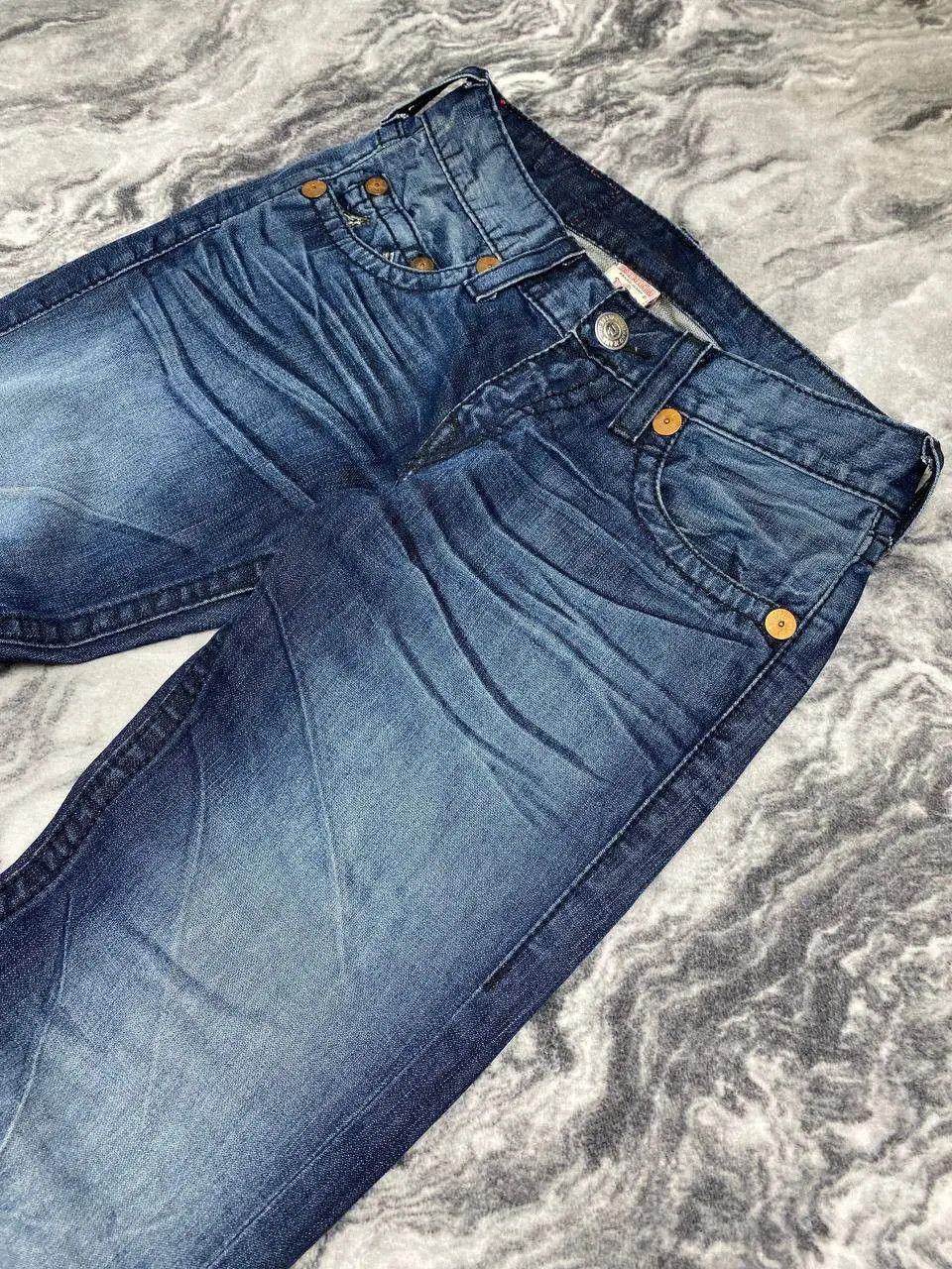 True Religion Vintage True Religion Rainbow Bobby Denim Baggy Jeans Y2K Size US 34 / EU 50 - 3 Thumbnail
