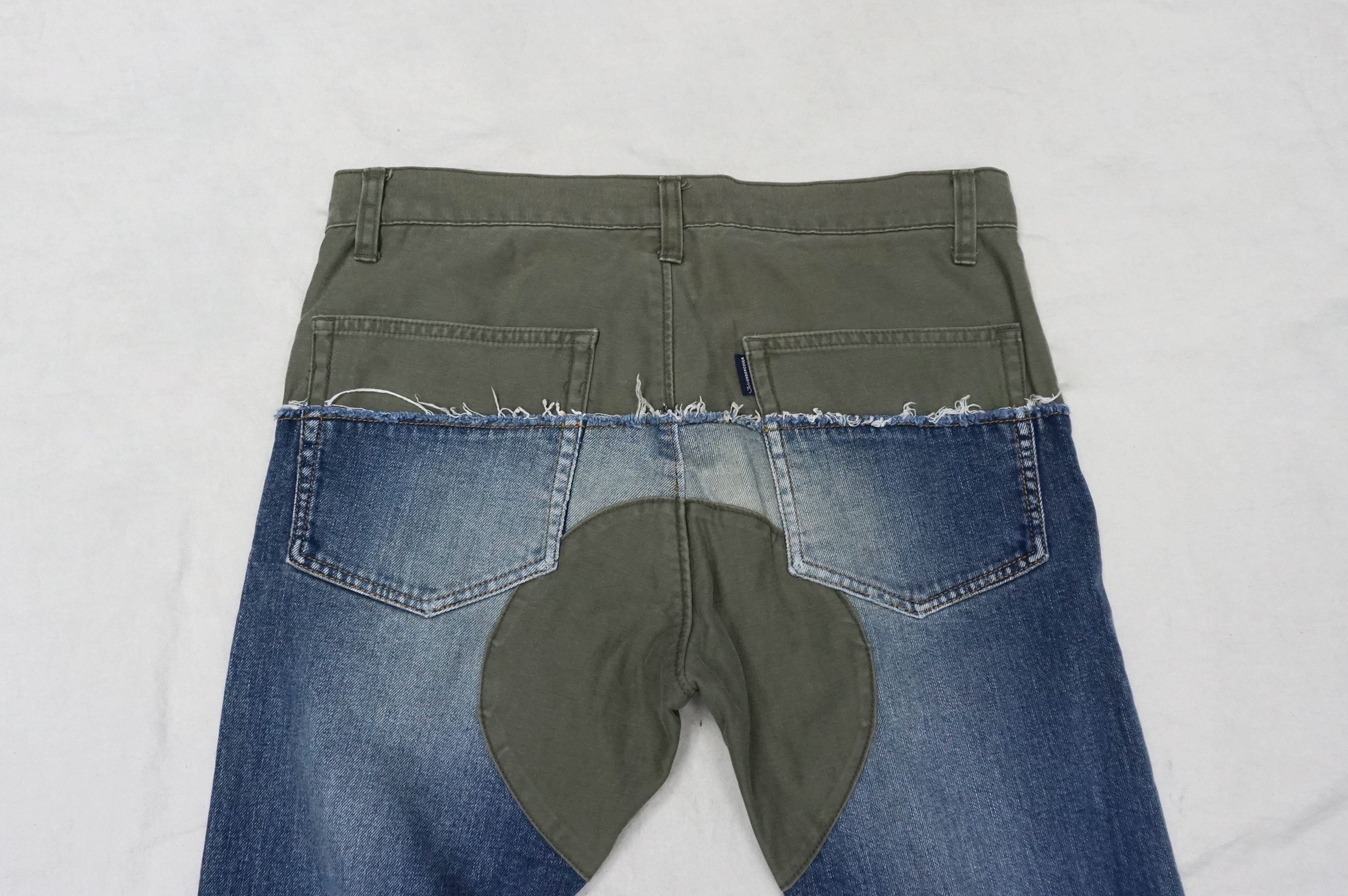Designer × Jun Takahashi × Undercover 00's John Undercover Military Denim Jeans Made in Japan Size US 40 / EU 56 - 8 Thumbnail