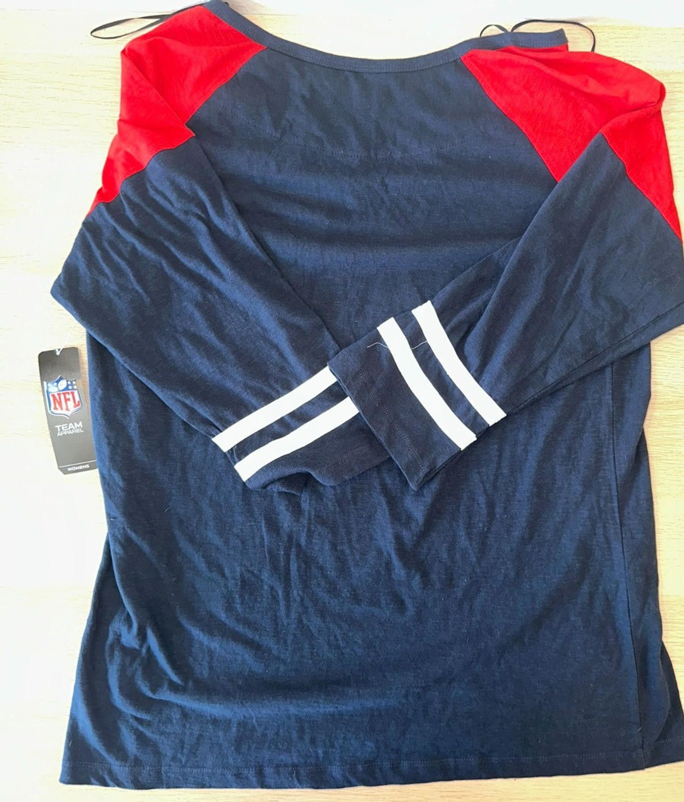 Designer New England Patriots Women's Long-Sleeve Shirt – Size 2XL Size ONE SIZE - 5 Thumbnail