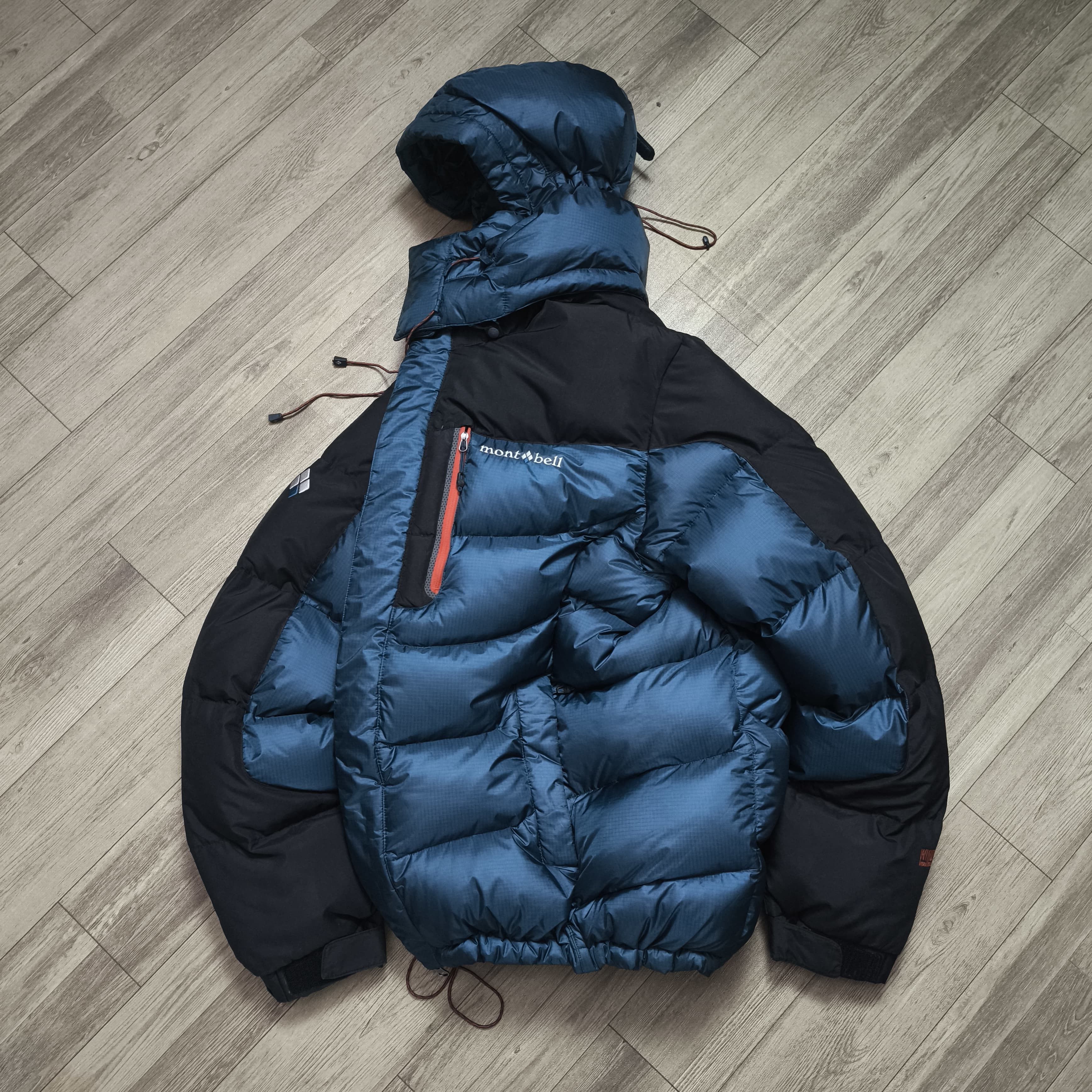Montbell Montbell Two tone Ex700+ Windstopper Puffer Down Jacket Size US XL / EU 56 / 4 - 12 Thumbnail