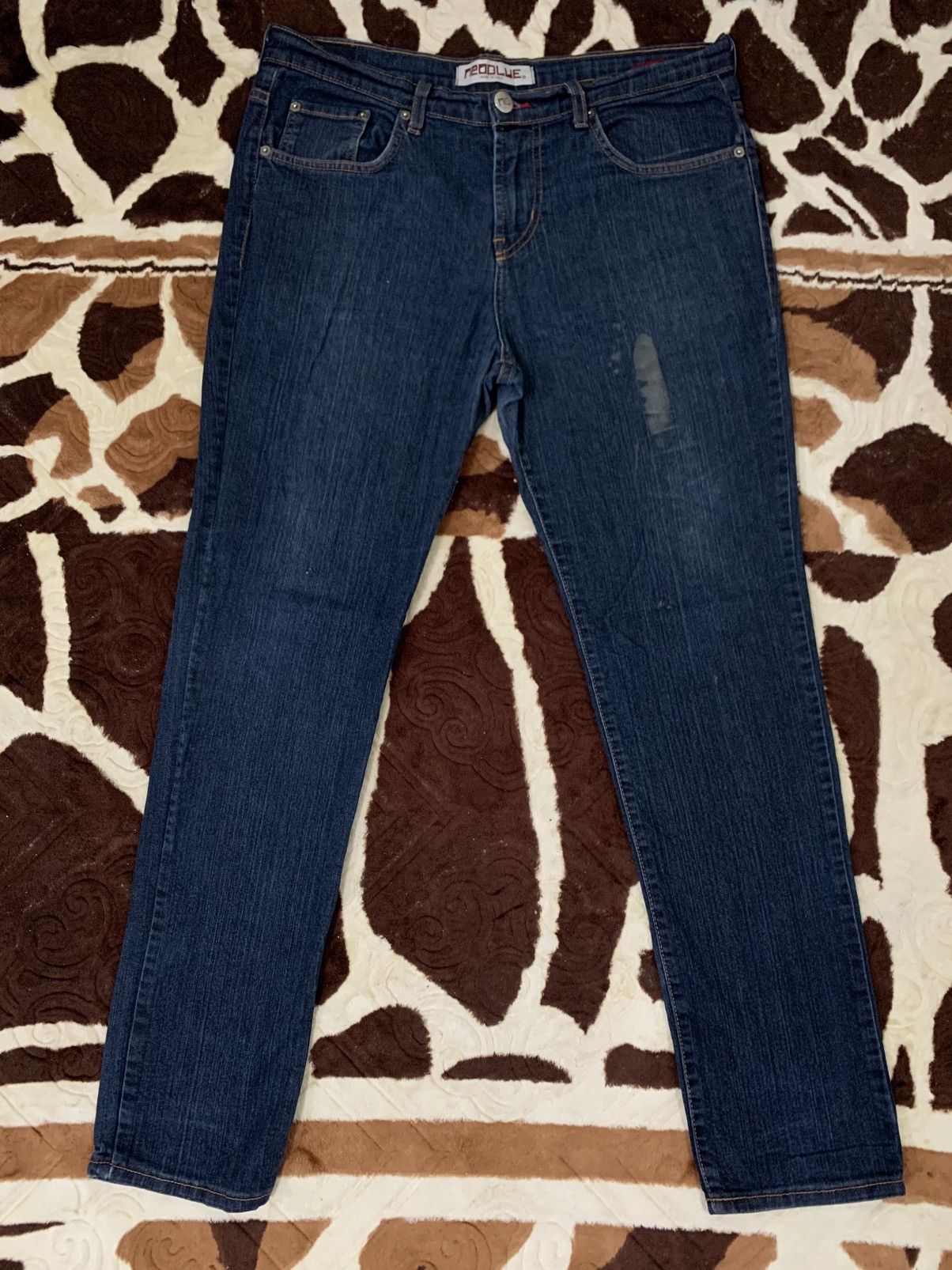 Vintage LAST DROP#Neo Blue Denim Made In Usa Size US 35 - 1 Thumbnail