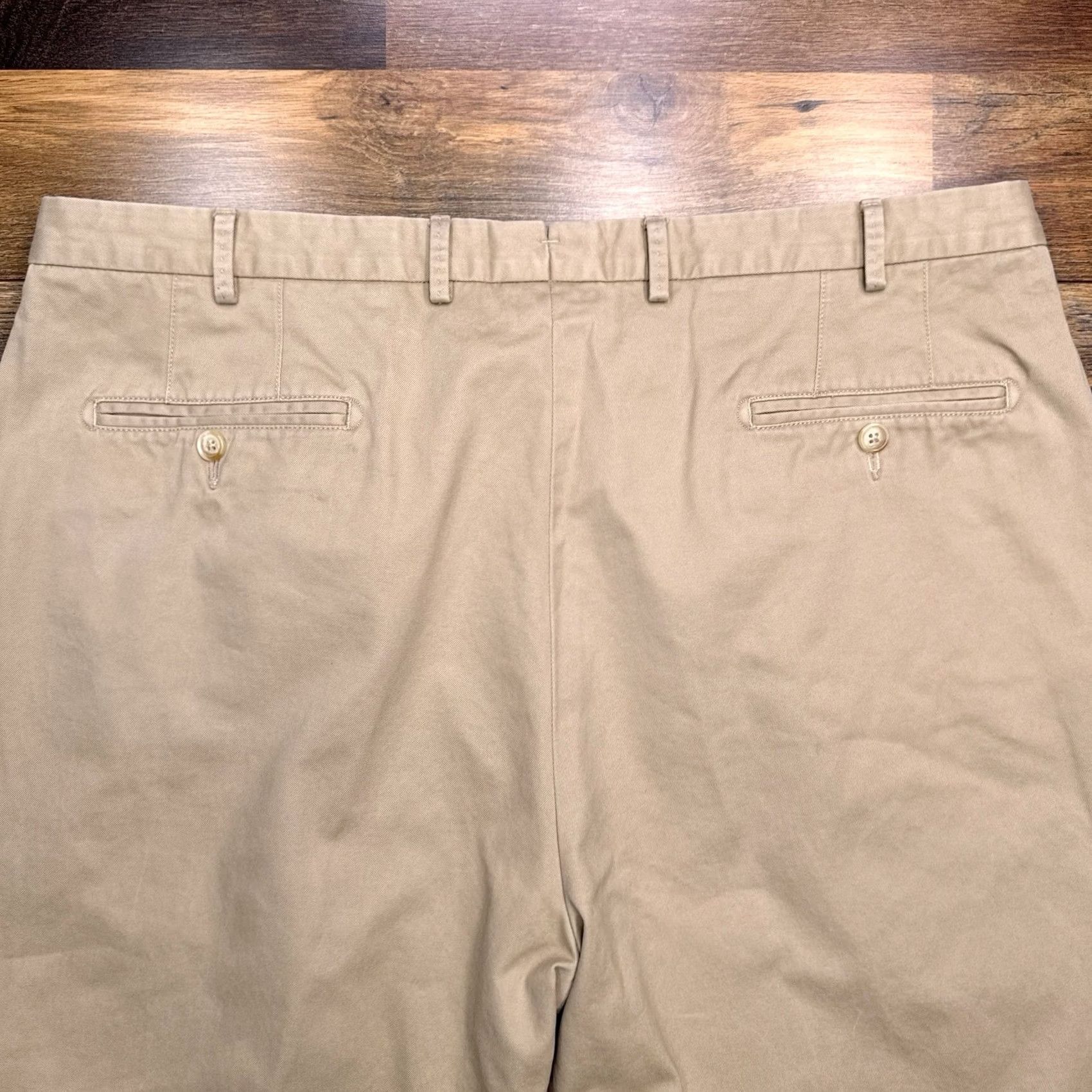Peter Millar Peter Millar Pants Adult 40 Brown Pima Cotton Flat Front Mid Rise Chino Workwear Formal 40 Regular Brown Mens Medium? Size US 40 / EU 56 - 6 Thumbnail