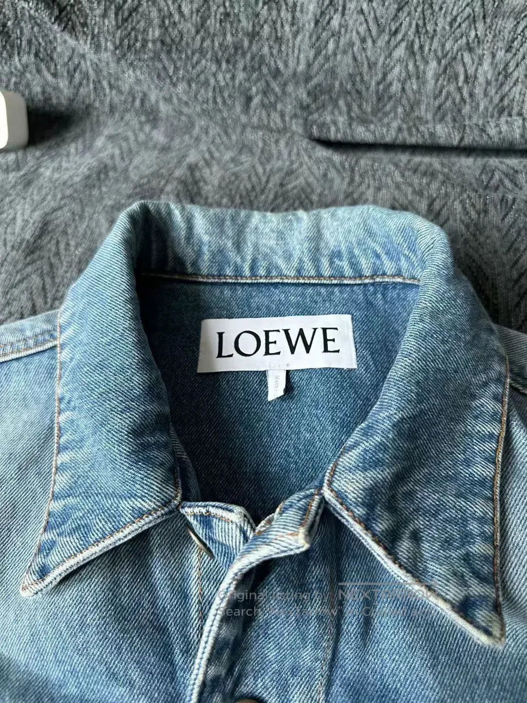 Loewe loewe denim jacket size 50 in new condition. Size US L / EU 52-54 / 3 - 3 Thumbnail