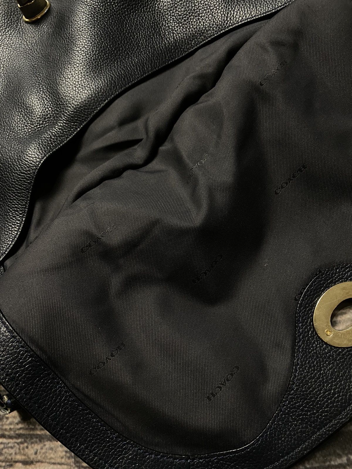 Coach ⚡️COACH LEATHER BAG METAL LOGO Size ONE SIZE - 5 Thumbnail