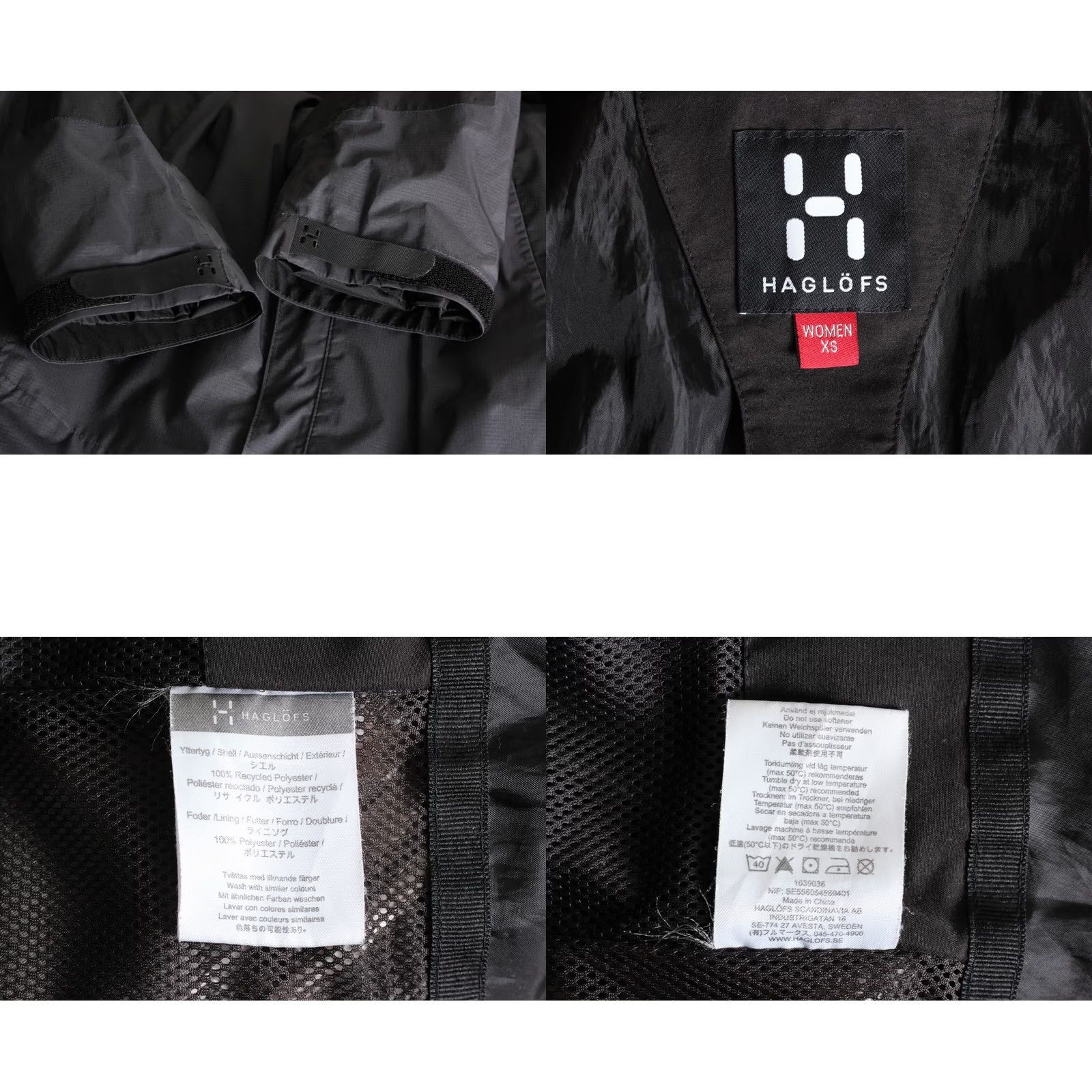Vintage Haglöfs PROOF Jacket Women XS Hooded Waterproof Outdoor Hiking MJ5188 Size XS / US 0-2 / IT 36-38 - 8 Thumbnail