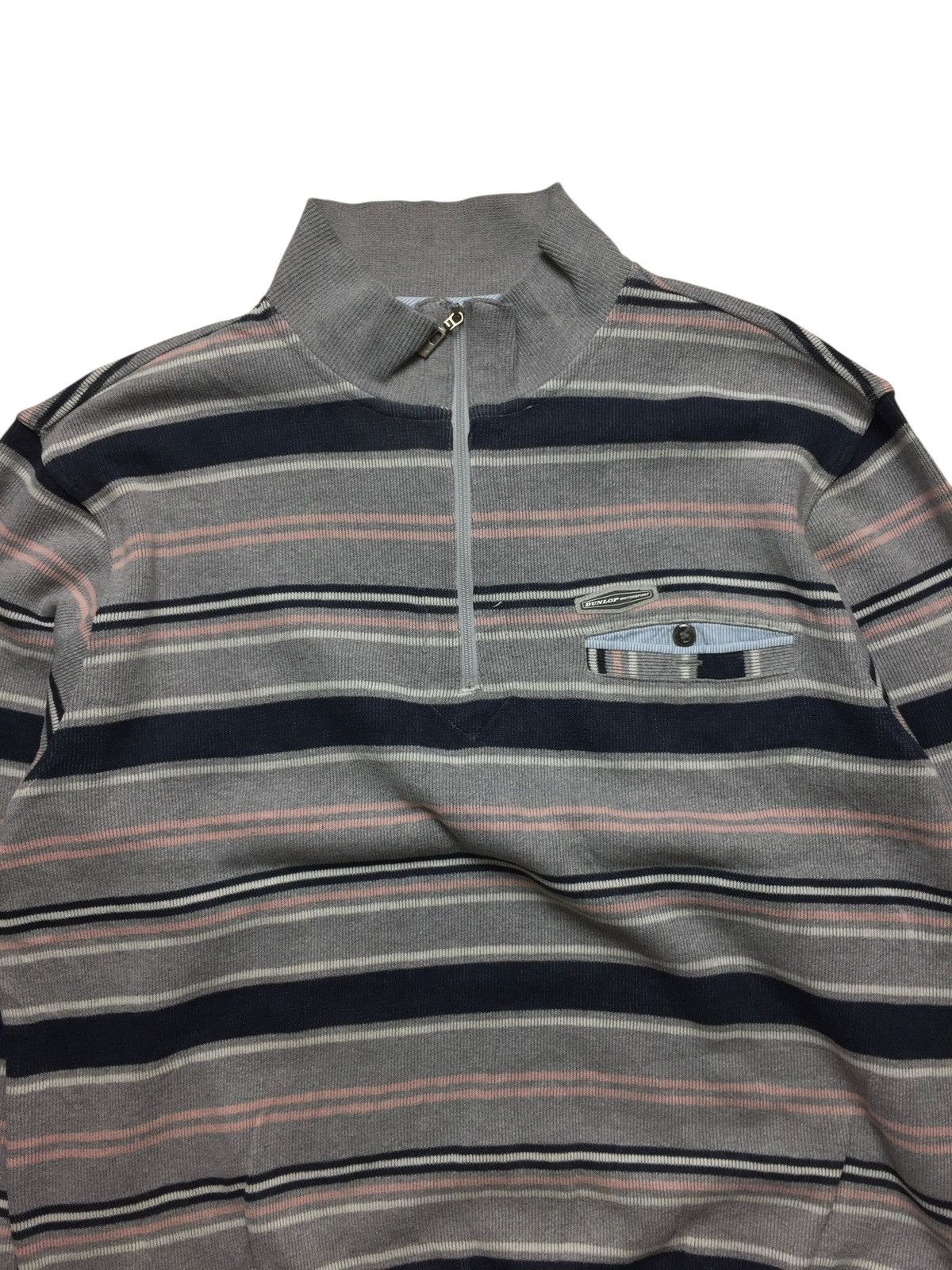 Dunlop Vintage Dunlop Half Zipper Sweatshirt Size US L / EU 52-54 / 3 - 4 Thumbnail