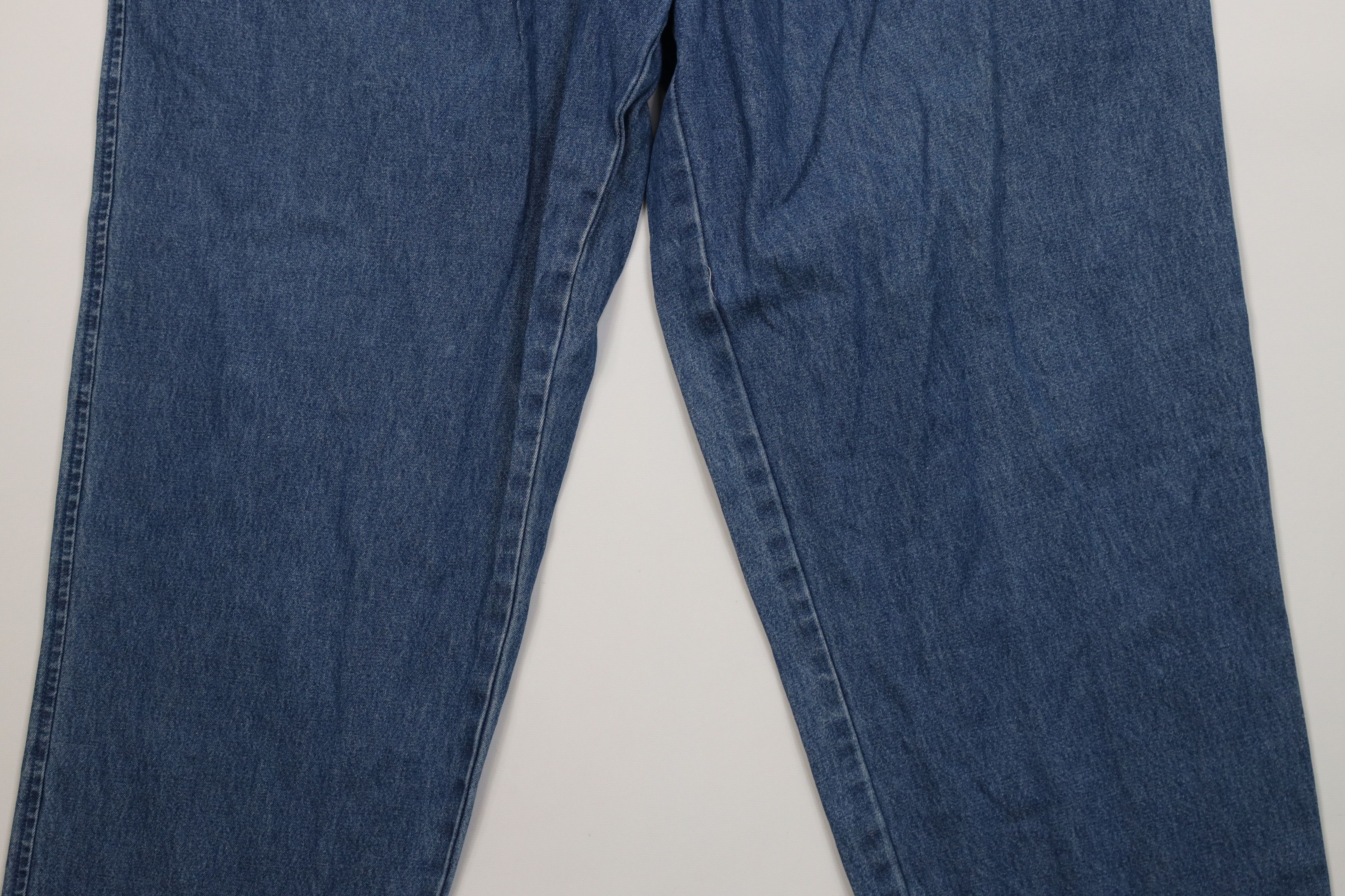 Vintage Vintage 90s Streetwear Relaxed Fit Denim Jeans Blue Cotton Size 40" / US 18 - 3 Thumbnail