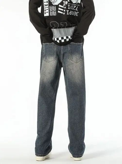Japanese Brand Hadate x Yuki Men's whisker straight high street jeans Size US 34 / EU 50 - 5 Thumbnail