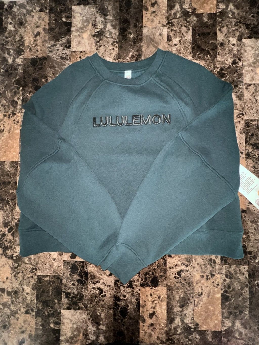 Lululemon LULULEMON SCUBA OVERSIZED PULLOVER STORM TEAL SIZE M/L NWT Size M / US 6-8 / IT 42-44 - 3 Thumbnail