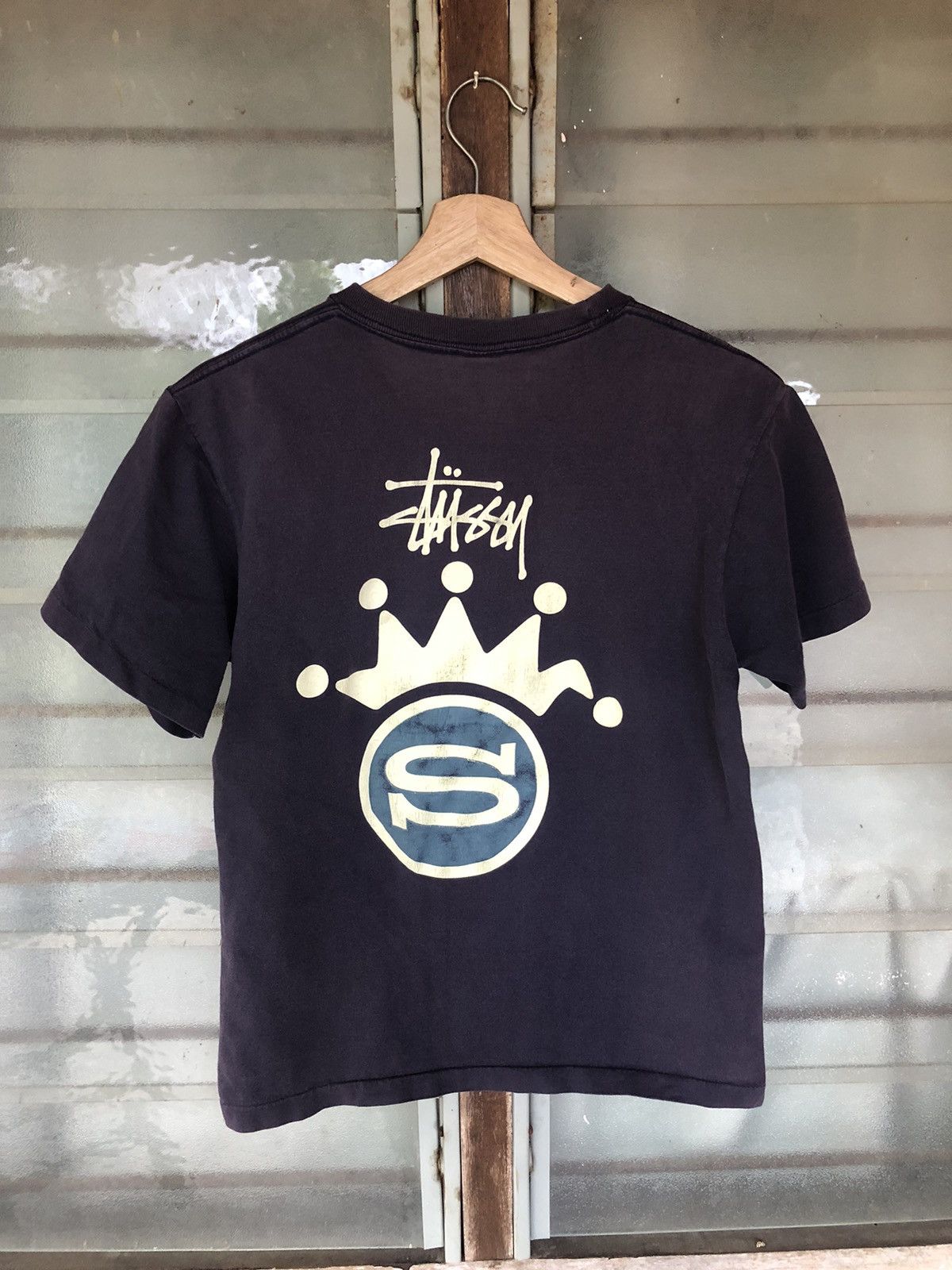 トップス Vintage stussy Vintage Stussy Worldwide Punk Heads Multicolor T-Shirt White