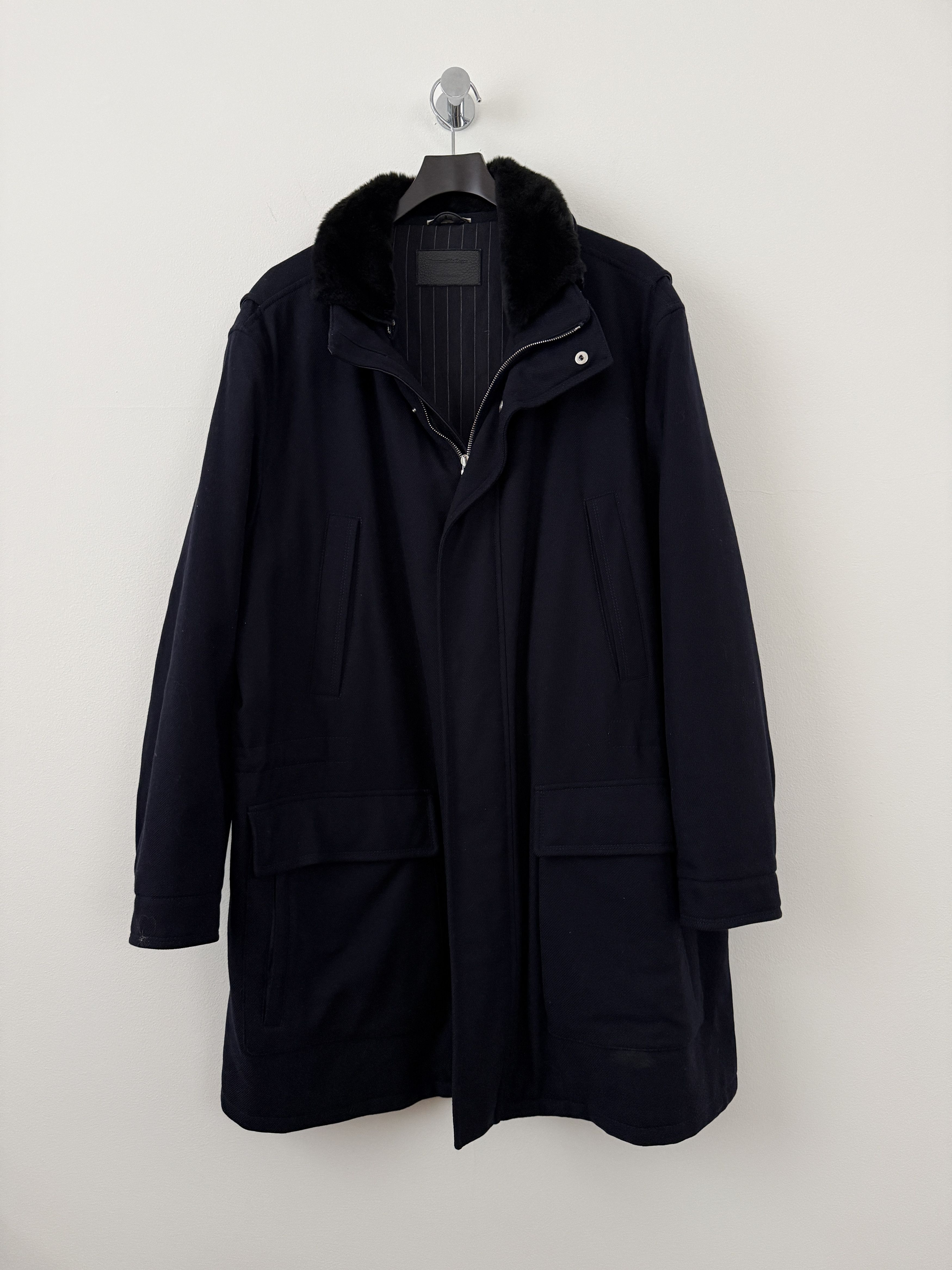 Ermenegildo Zegna Elements Baby Cashmere Long Coat Size US XL / EU 56 / 4 - 2 Thumbnail