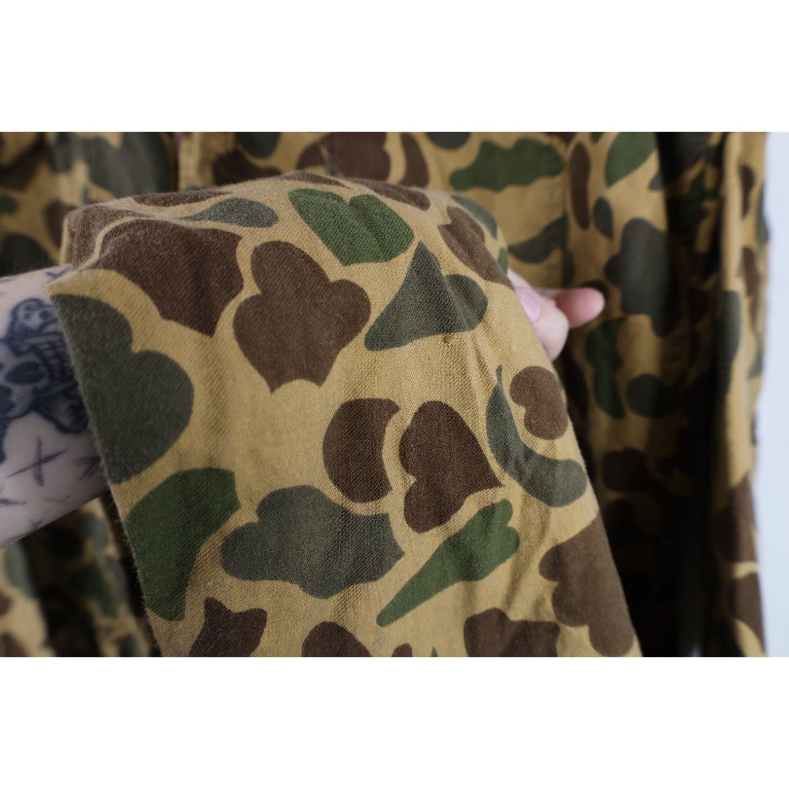 Vintage Vintage 70s Streetwear Frogskin Camouflage Coveralls Size US S / EU 44-46 / 1 - 9 Thumbnail