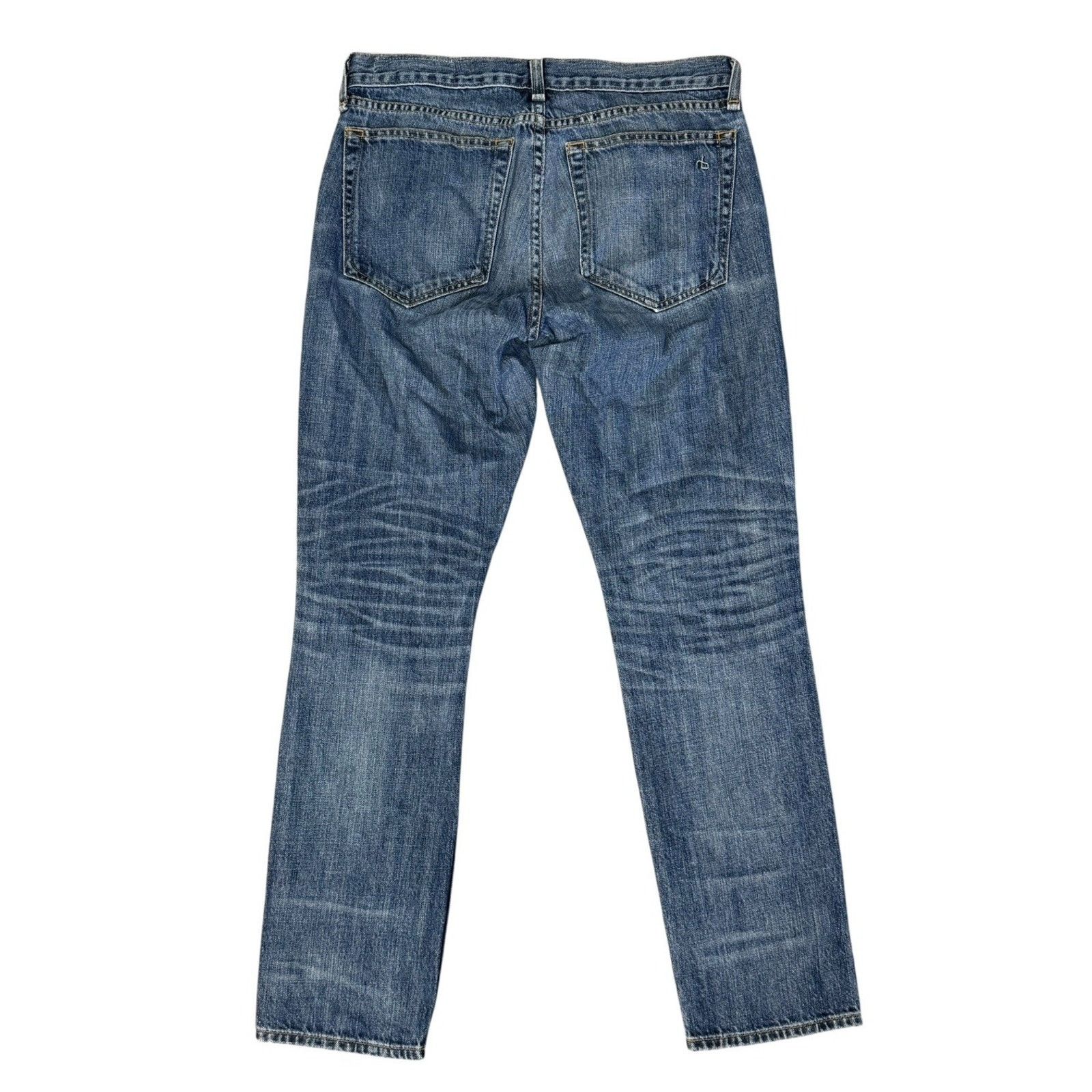 Rag & Bone RAG & BONE For Intermix Boyfriend Jeans Buckley Blue Sz 24 Size 24" / US 00 / IT 34 - 5 Thumbnail