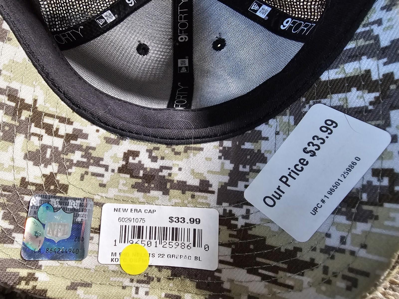New Era New Era 9Forty Salute To Service Green Bay Packers Hat NWT Size ONE SIZE - 8 Thumbnail