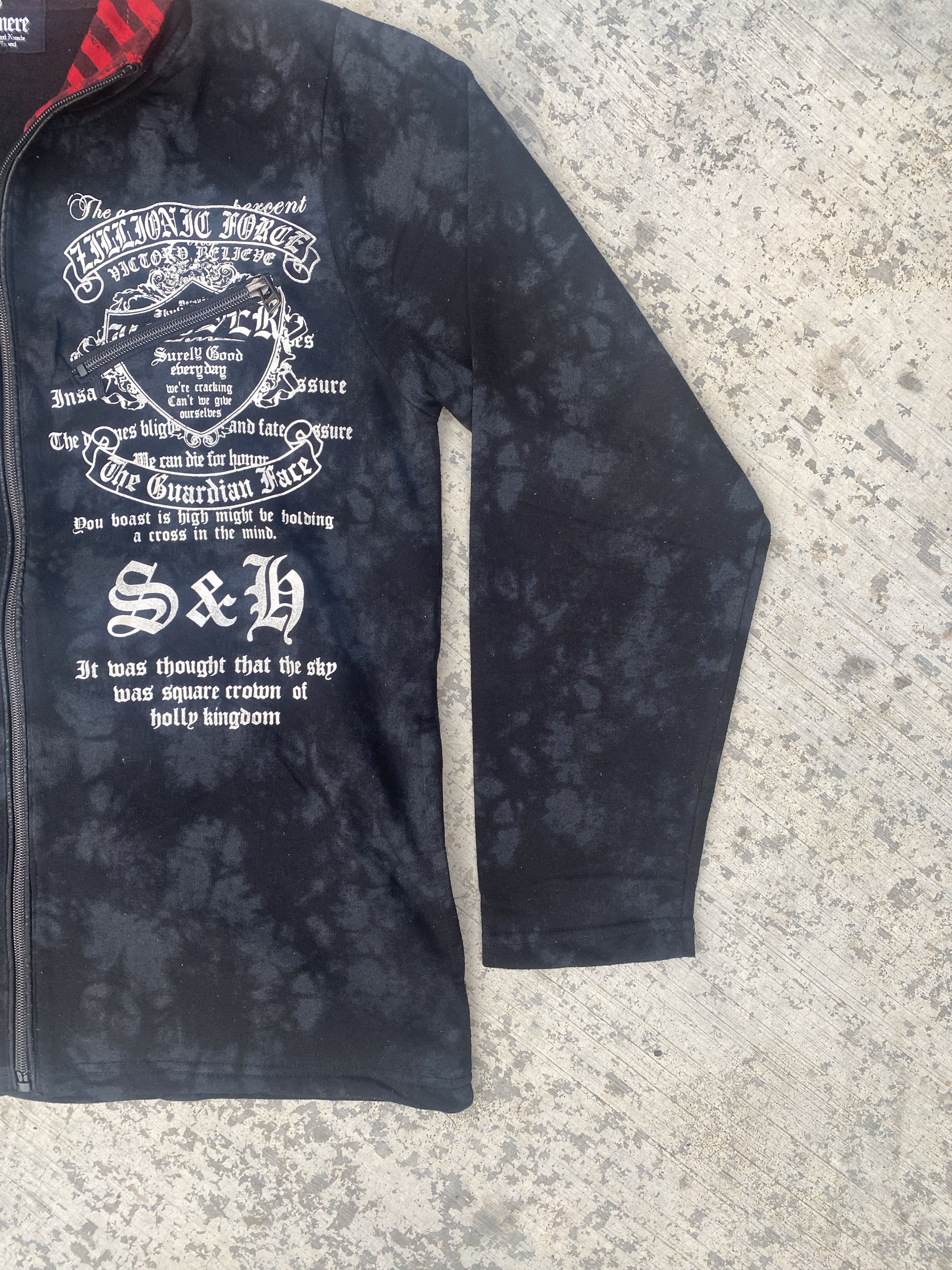 Japanese Brand Beaumere poem punk zip up hoodies Size M / US 6-8 / IT 42-44 - 5 Thumbnail