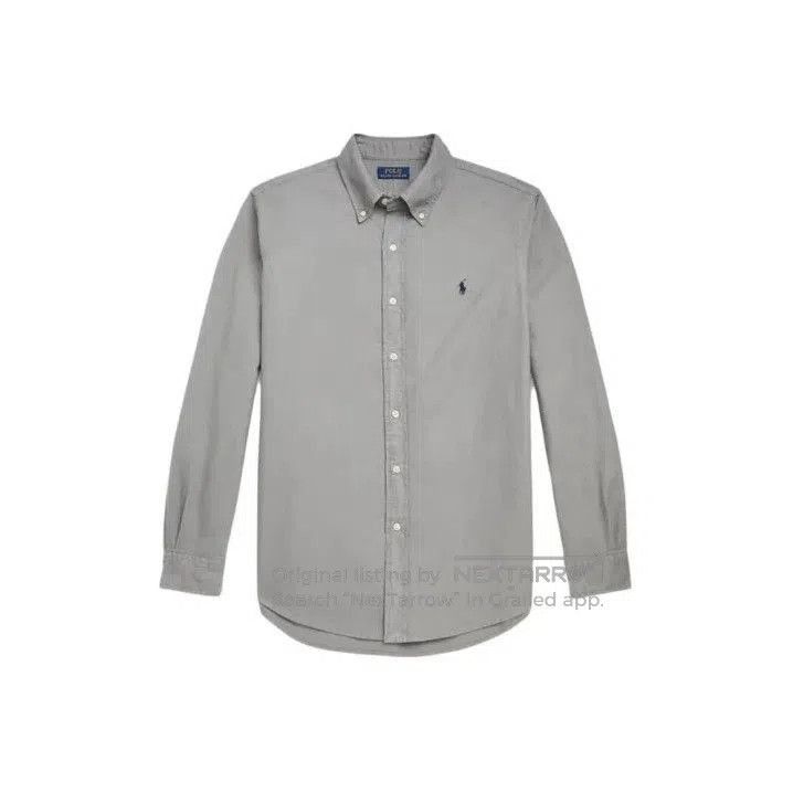 Polo Ralph Lauren Polo Ralph Lauren Men's Gray Oxford Long. Size US XXL / EU 58 / 5 - 1 Thumbnail