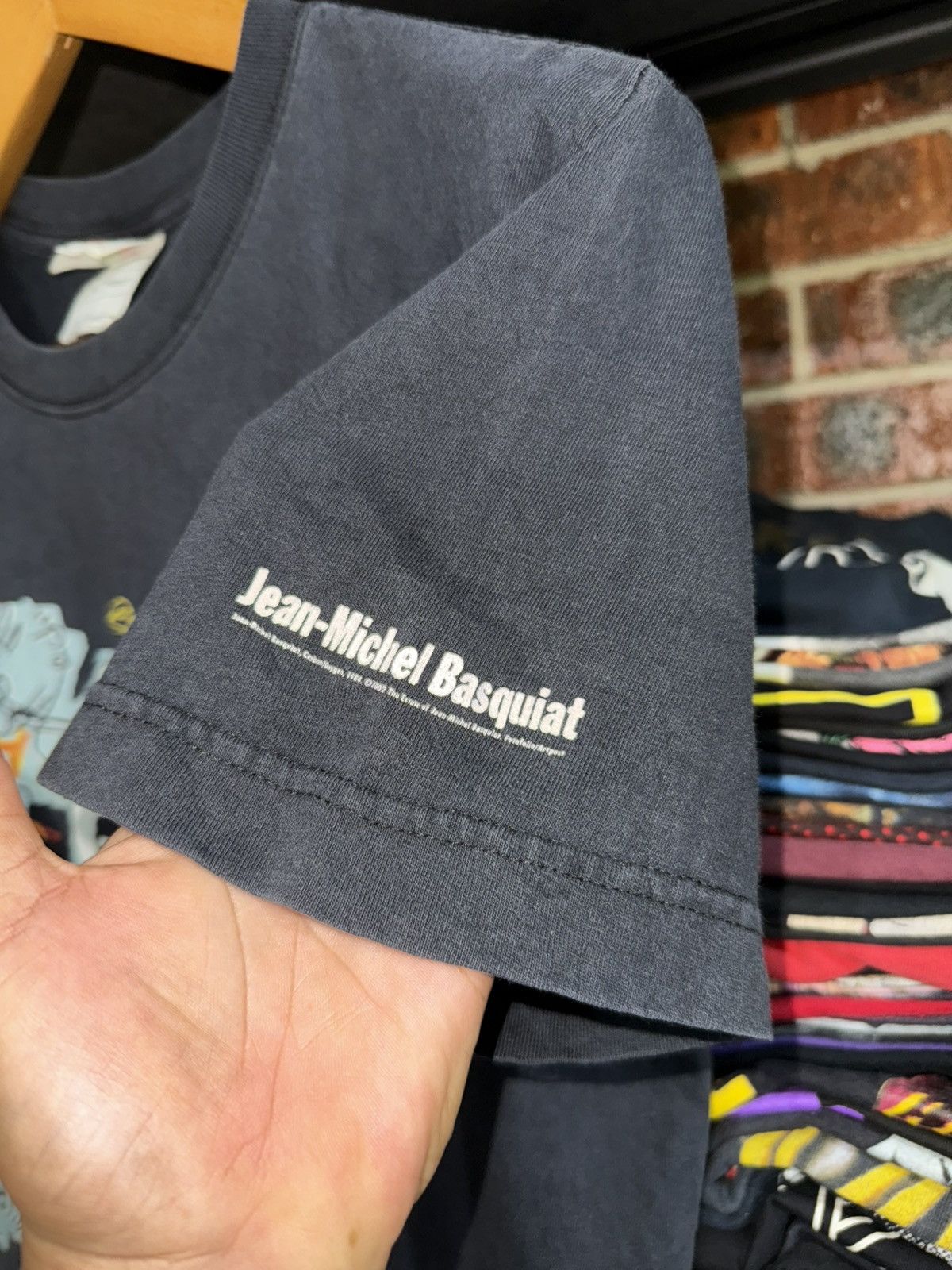 Fruit Of The Loom × Jean-Michel Basquiat × Vintage Rare Vintage Jean Michel Basquiat Art Faded Tee Size US M / EU 48-50 / 2 - 6 Thumbnail