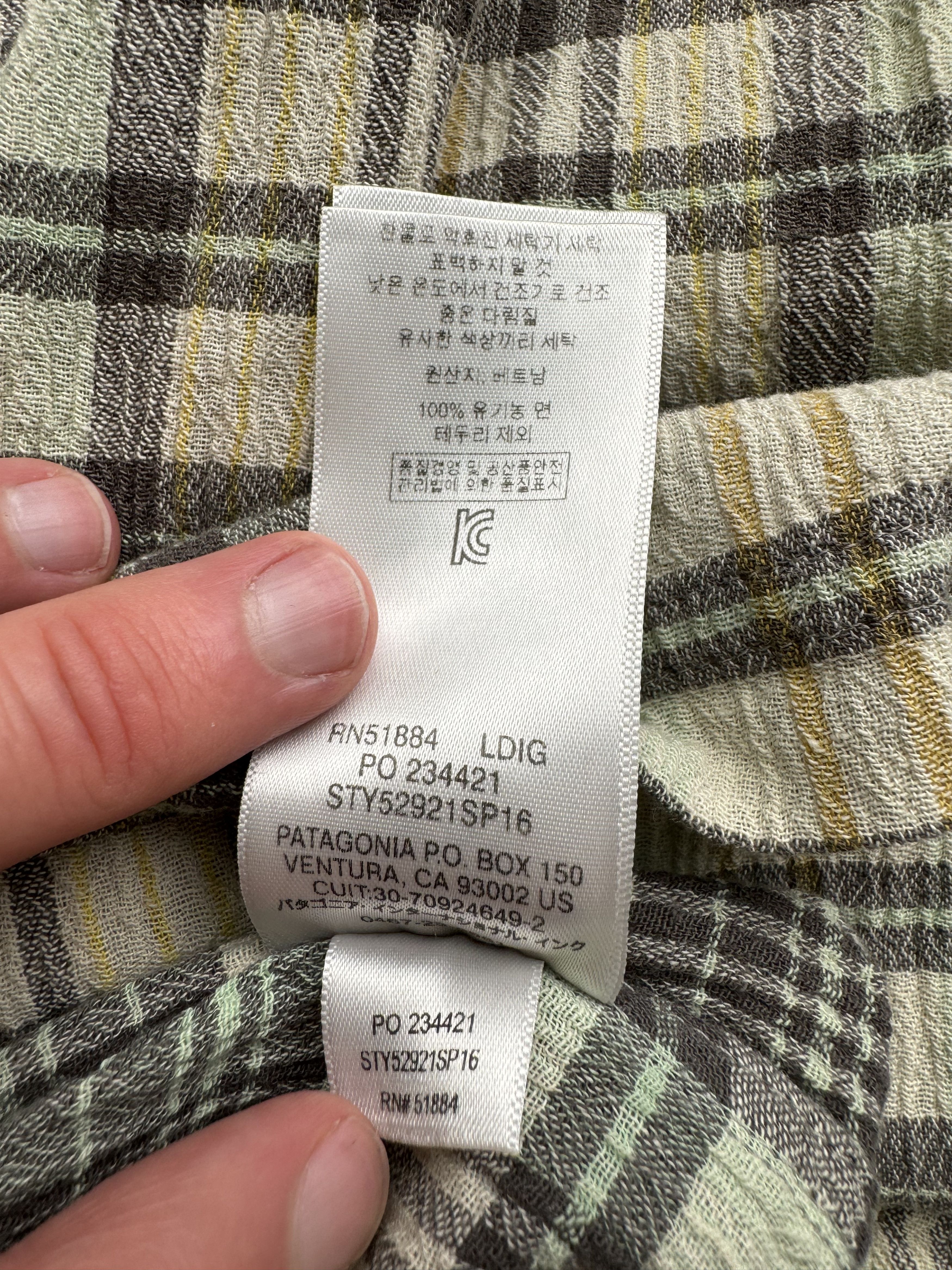Patagonia × Vintage Patagonia Vintage Plaid Short Sleeve Shirt Size US M / EU 48-50 / 2 - 7 Thumbnail