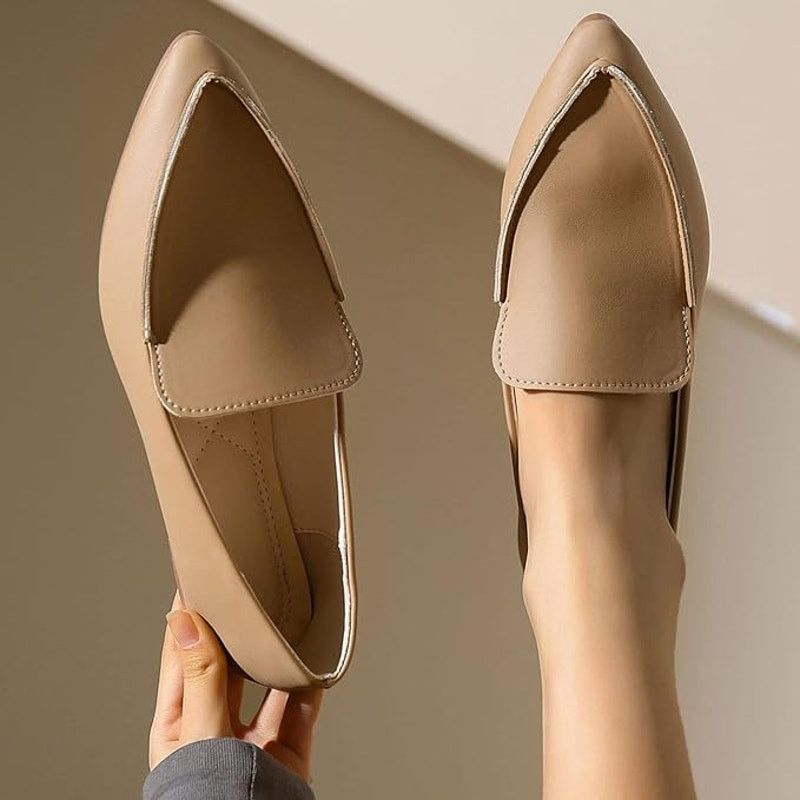 Other Women Casual Shoes Flat Bottom Pointed Lightweight Brown Size US 9.5 / IT 39.5 - 1 Thumbnail