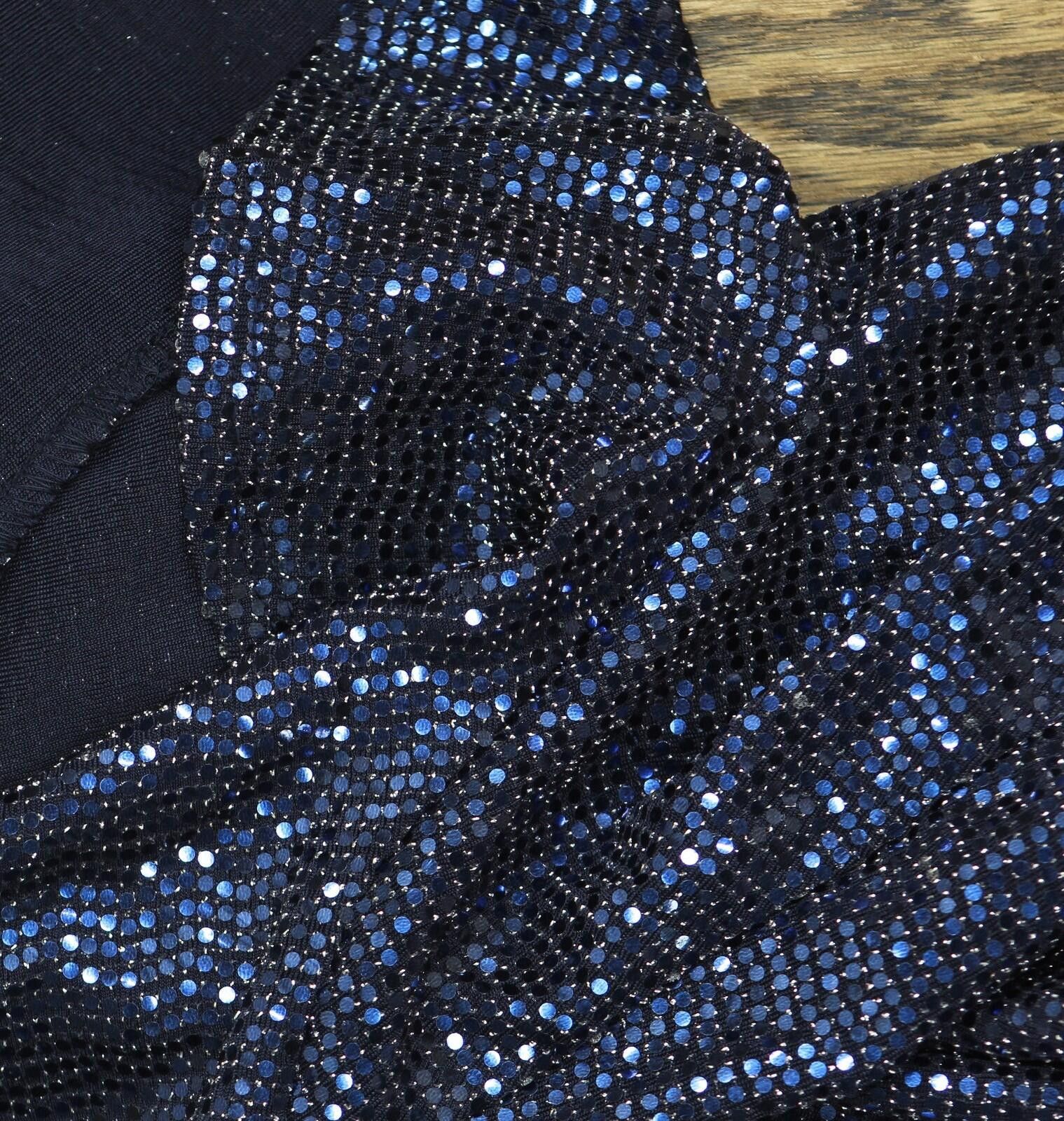 Other Nwt Msk V Sleeve Sequin Knit Blouse Top Shirt Navy Blue 1x Size XL / US 12-14 / IT 48-50 - 6 Thumbnail