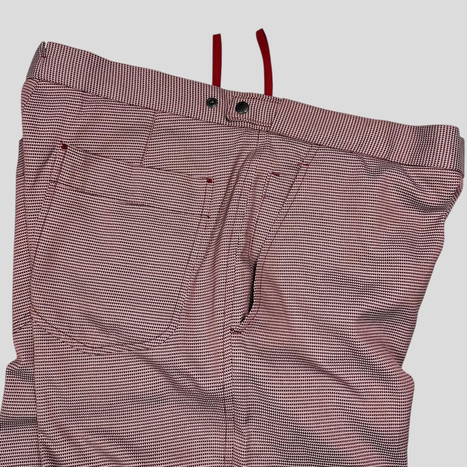 Prada Prada Sport 2001 SAMPLE Houndstooth Stash Pocket Trousers M Size US 32 / EU 48 - 4 Thumbnail
