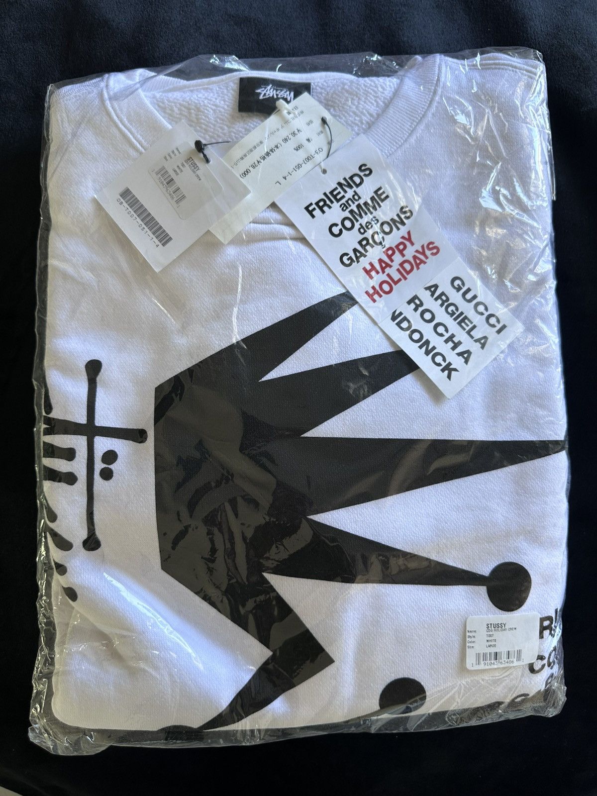 Stussy Stussy Japan CDG Holiday Crew Size US L / EU 52-54 / 3 - 1 Thumbnail